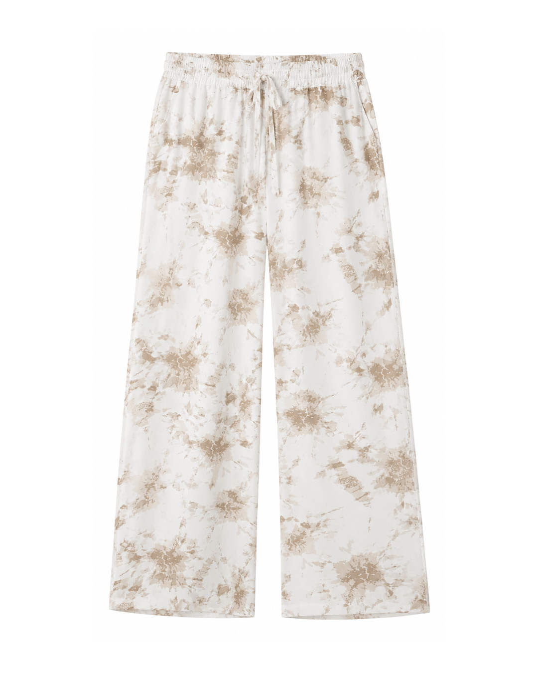 Tie-Dye Wide-Leg Printed Palazzo Pants