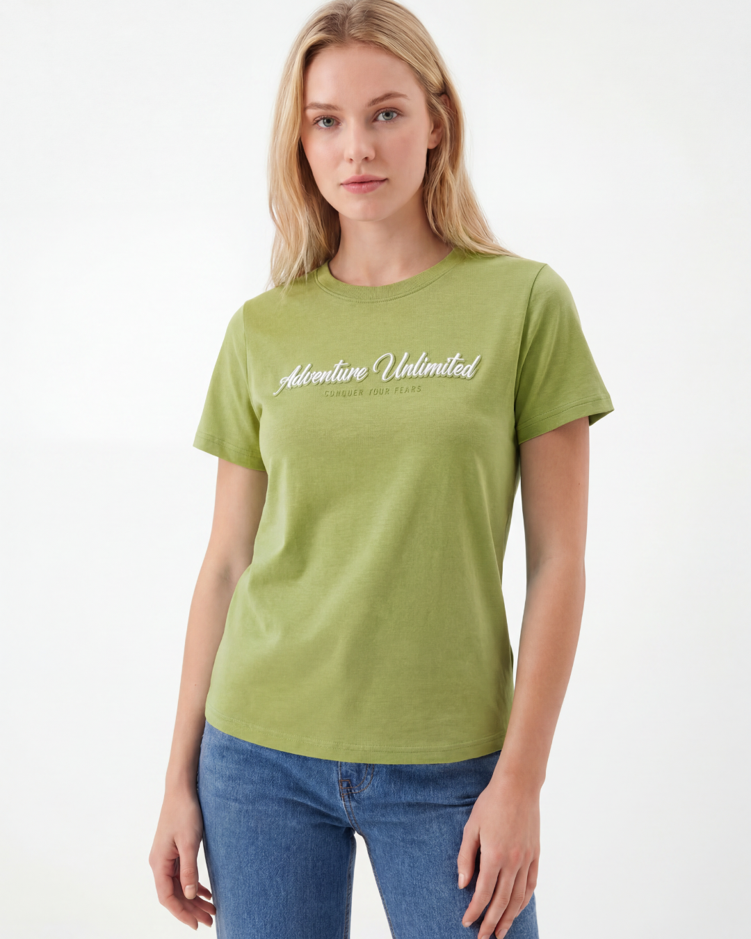 Adventure Unlimited Slogan Tee