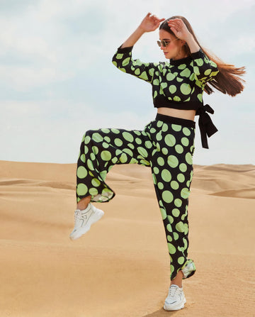 Polka Dot Bold Print Co-Ord Set