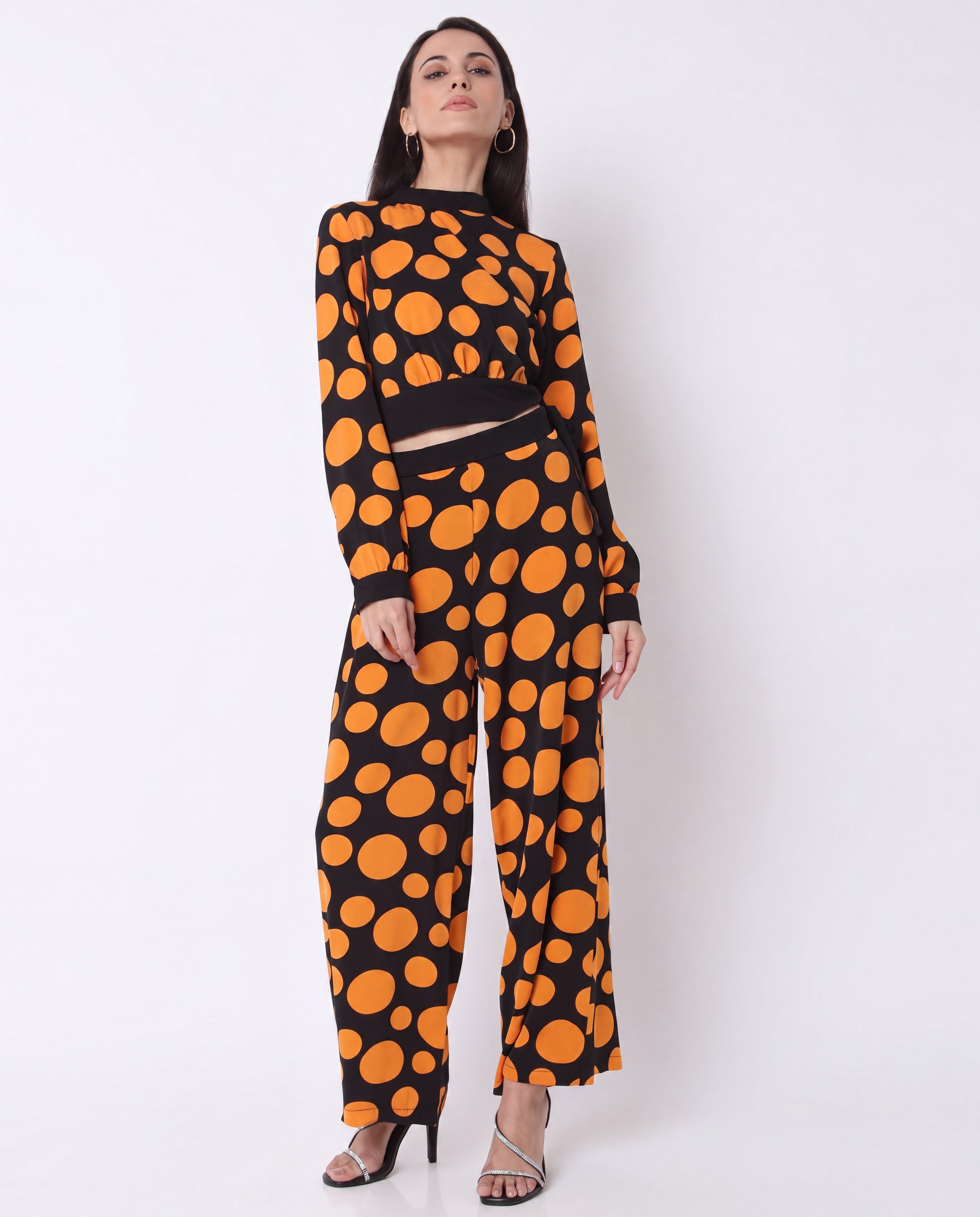 Polka Dot Bold Print Co-Ord Set