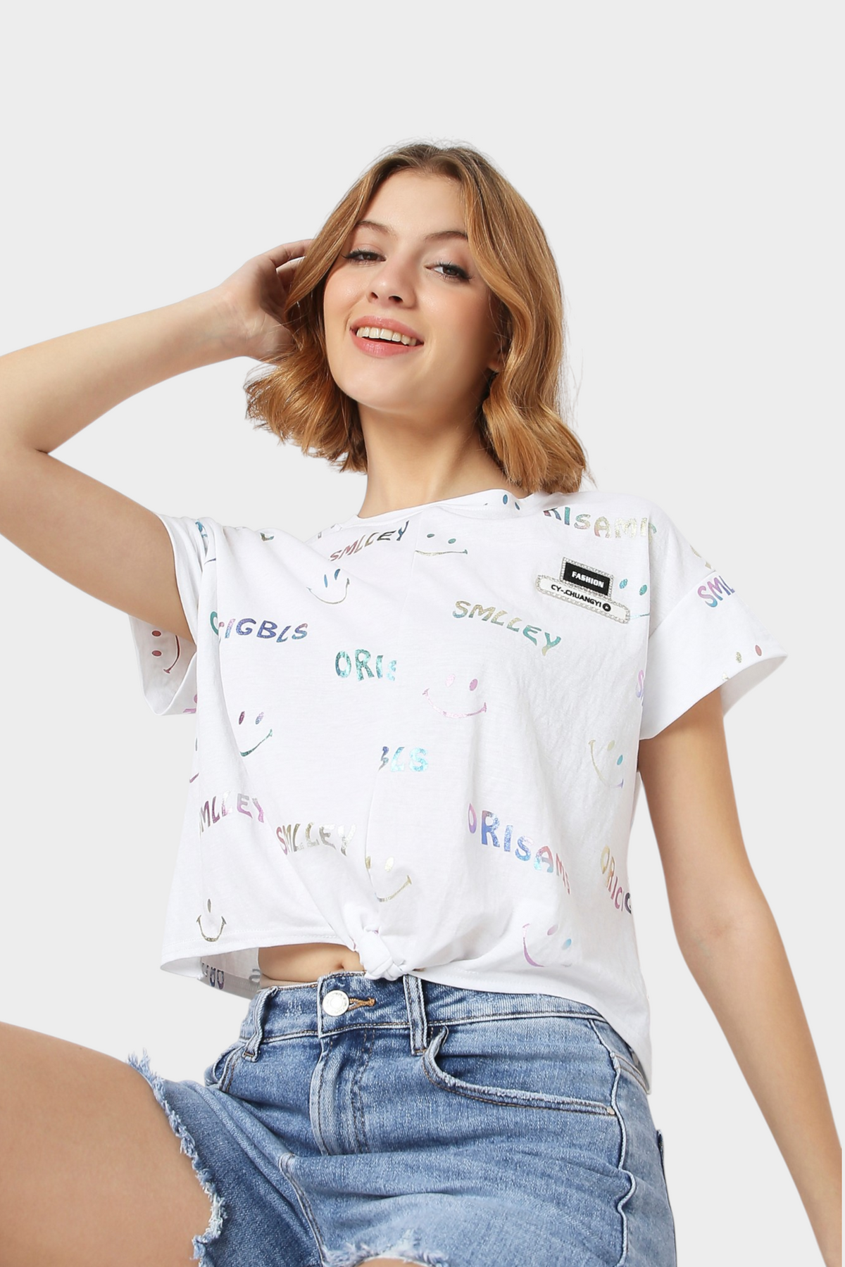 Graphic Crop Top