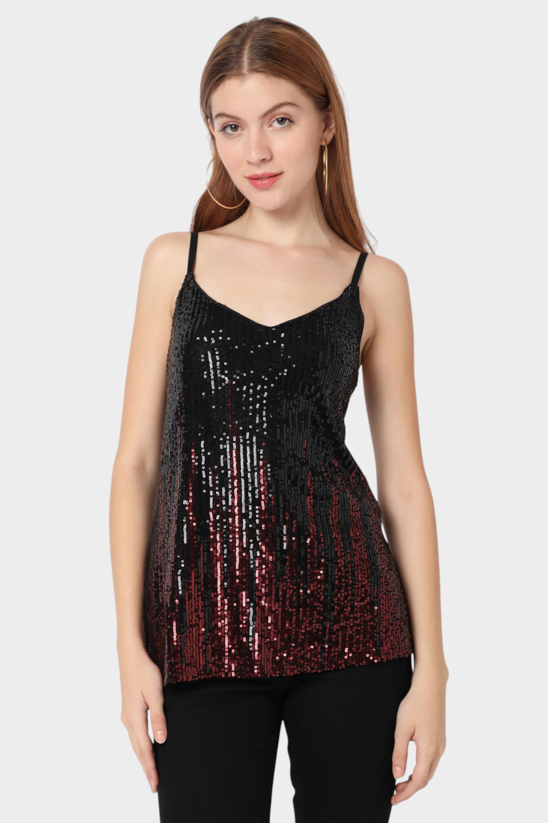 Ombre Sequin Cami Top