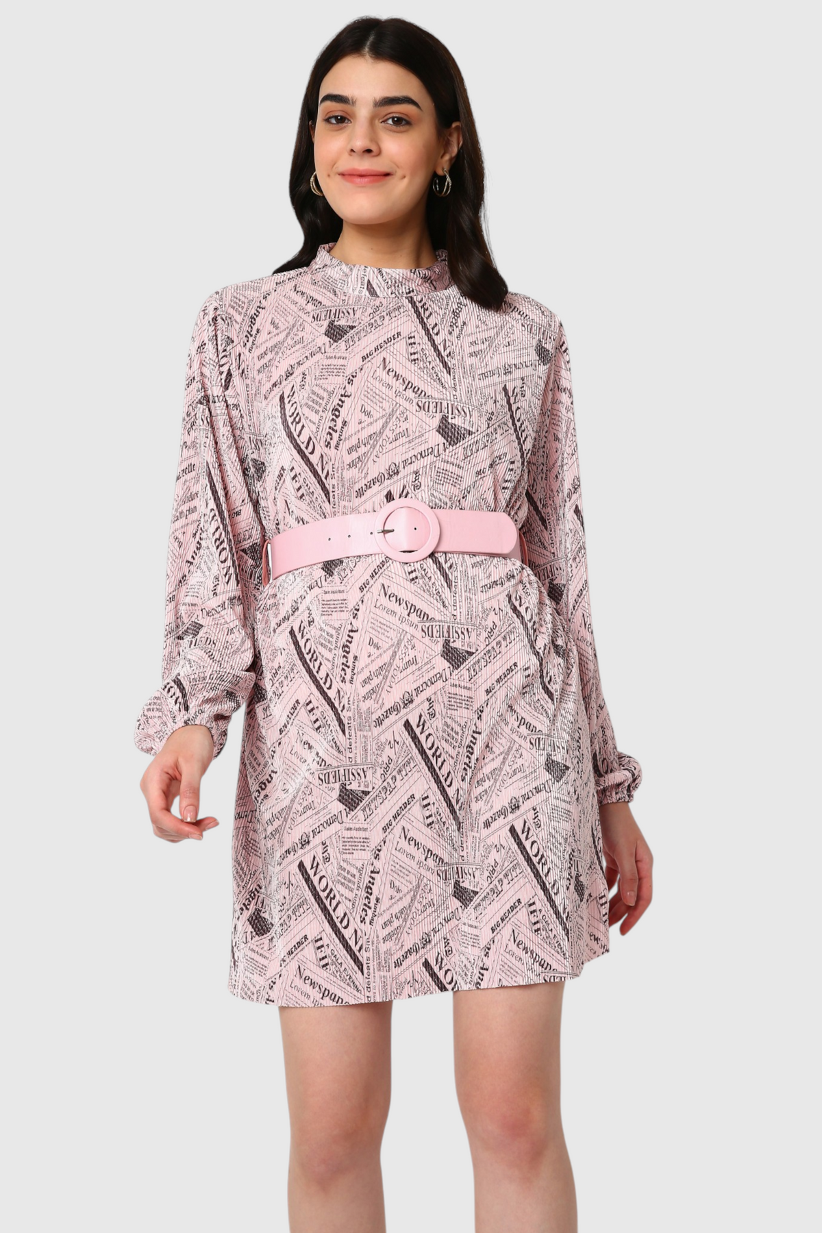 Printed Shift Dress