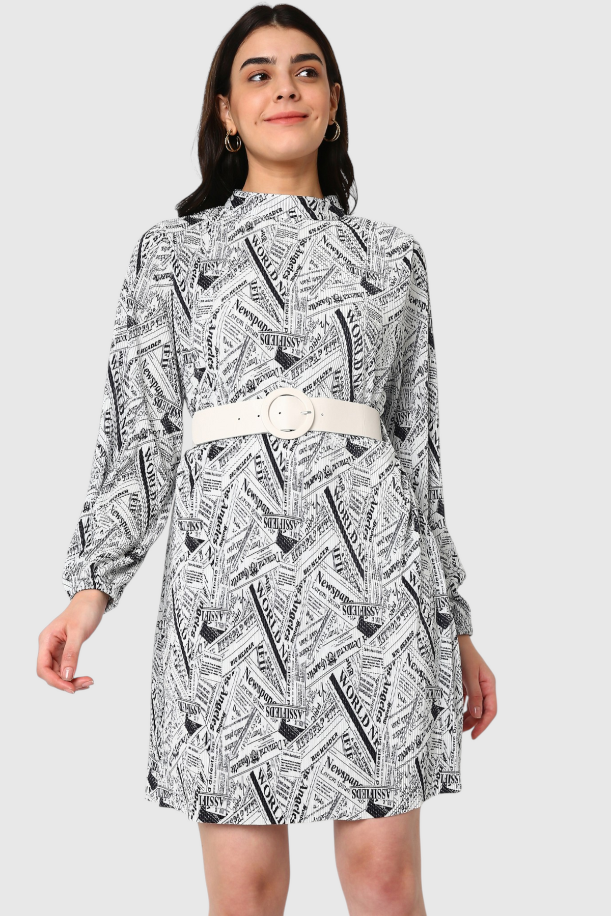 Printed Shift Dress