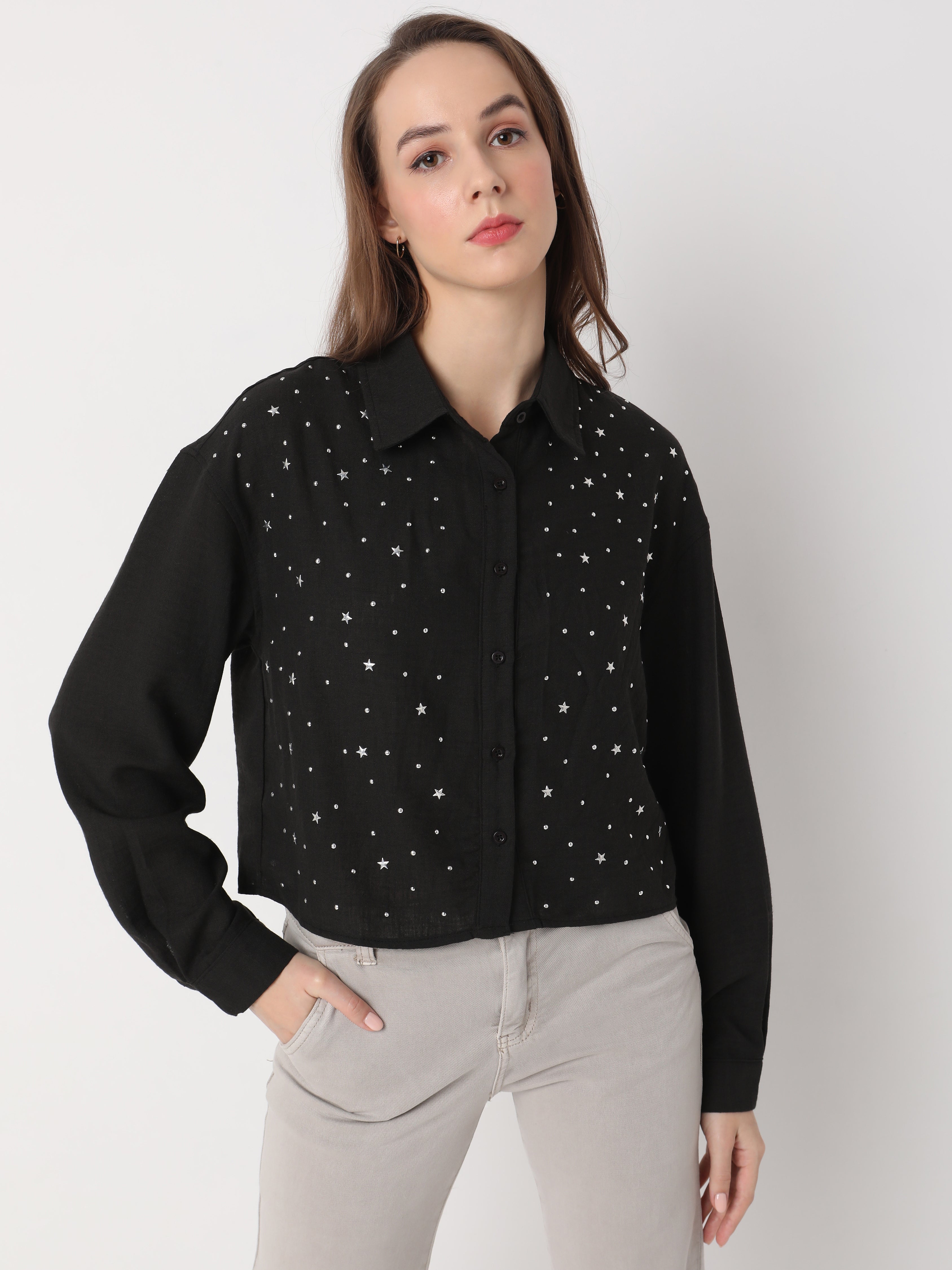 Women’s Star Print Shirt