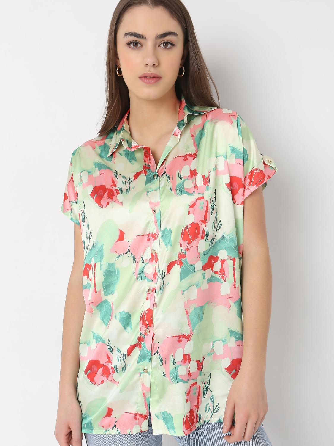 Pastel Splash Relaxed Shirt