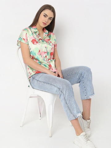 Pastel Splash Relaxed Shirt