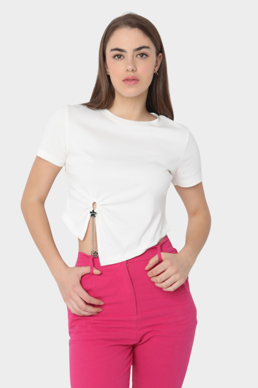 Cinched Hem T-Shirt