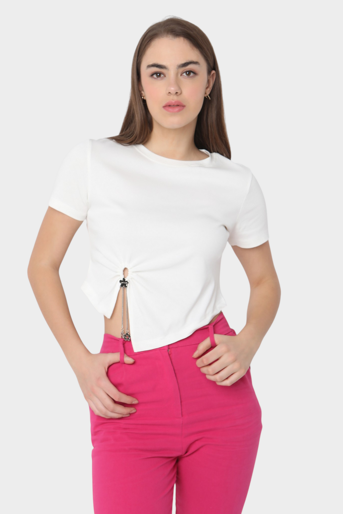Cinched Hem T-Shirt
