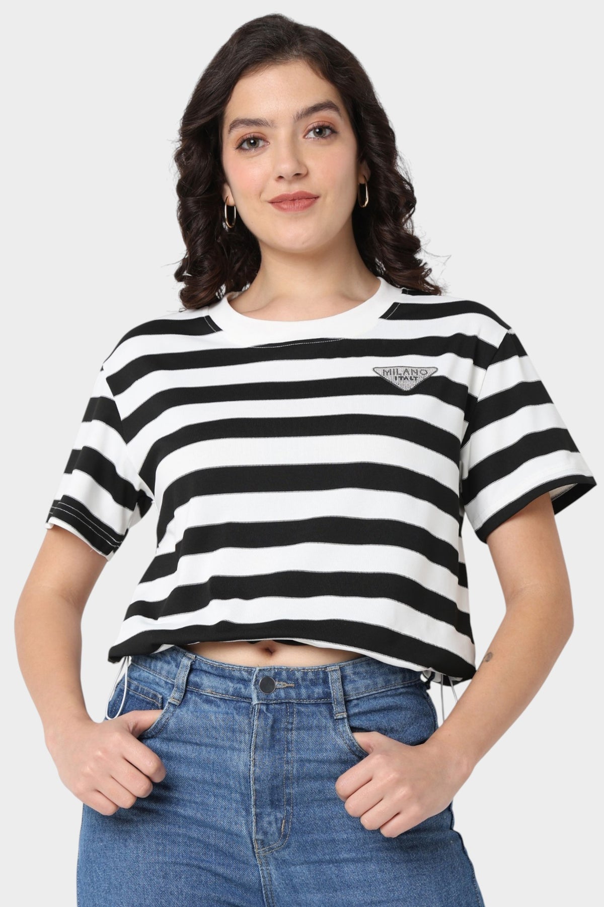 Striped Crop Top