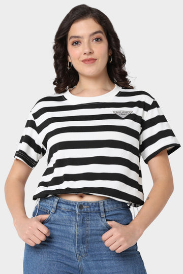 Striped Crop Top