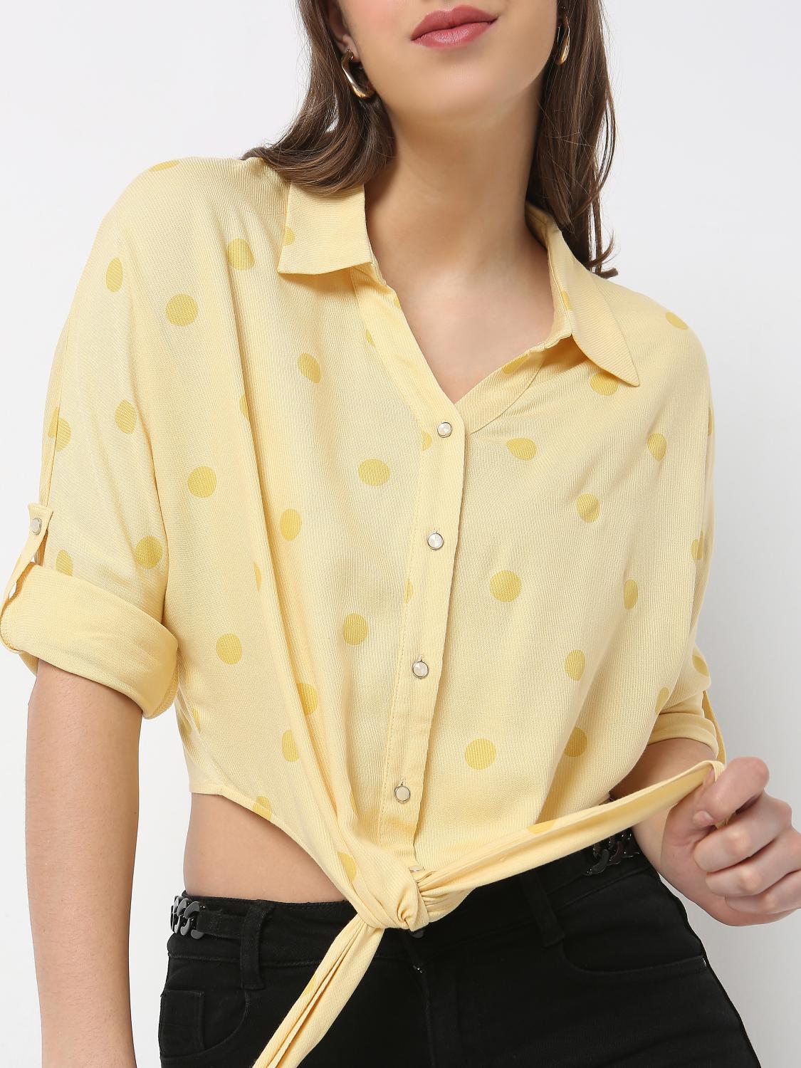 Polka Knot Shirt