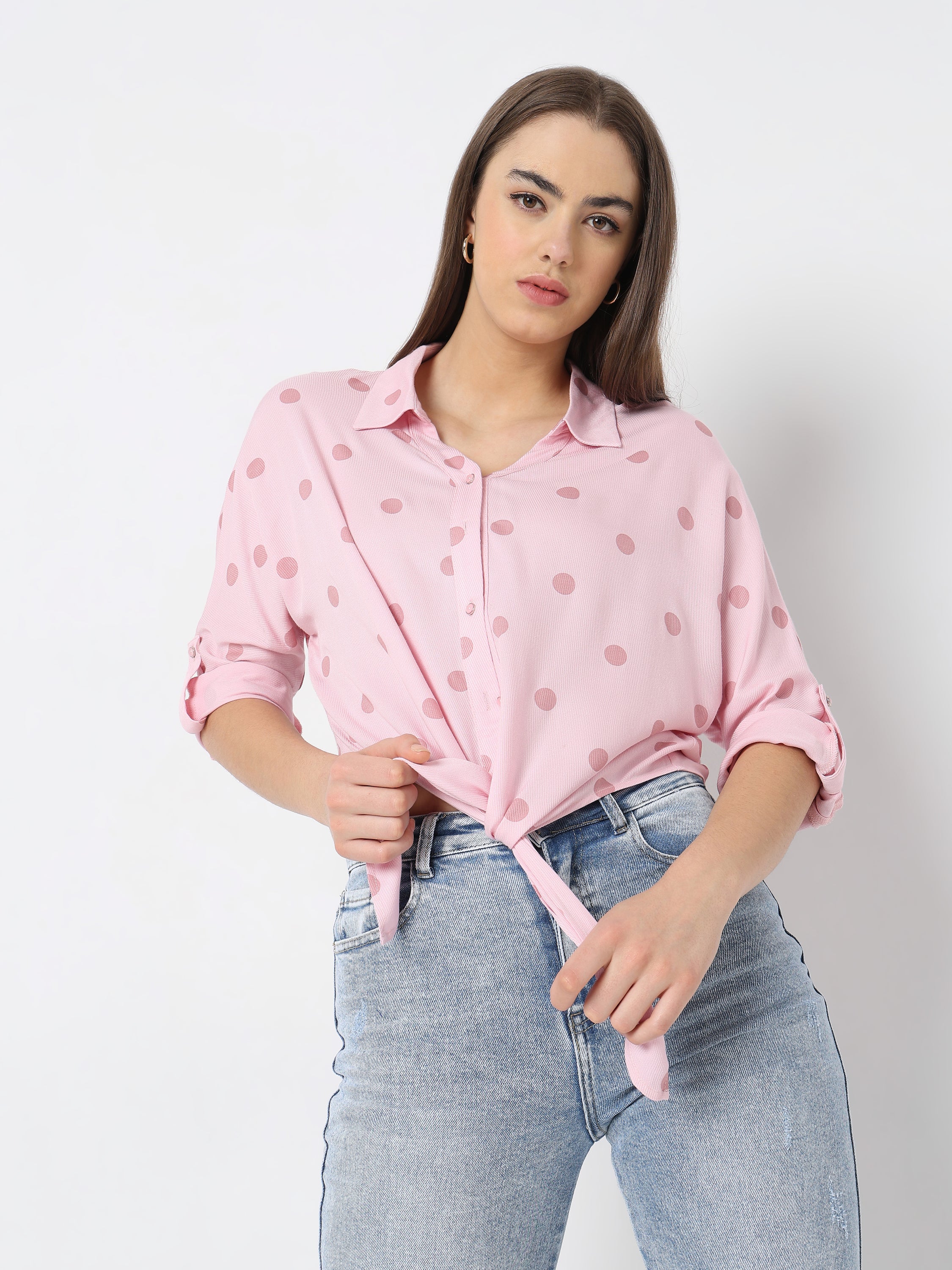 Polka Knot Shirt
