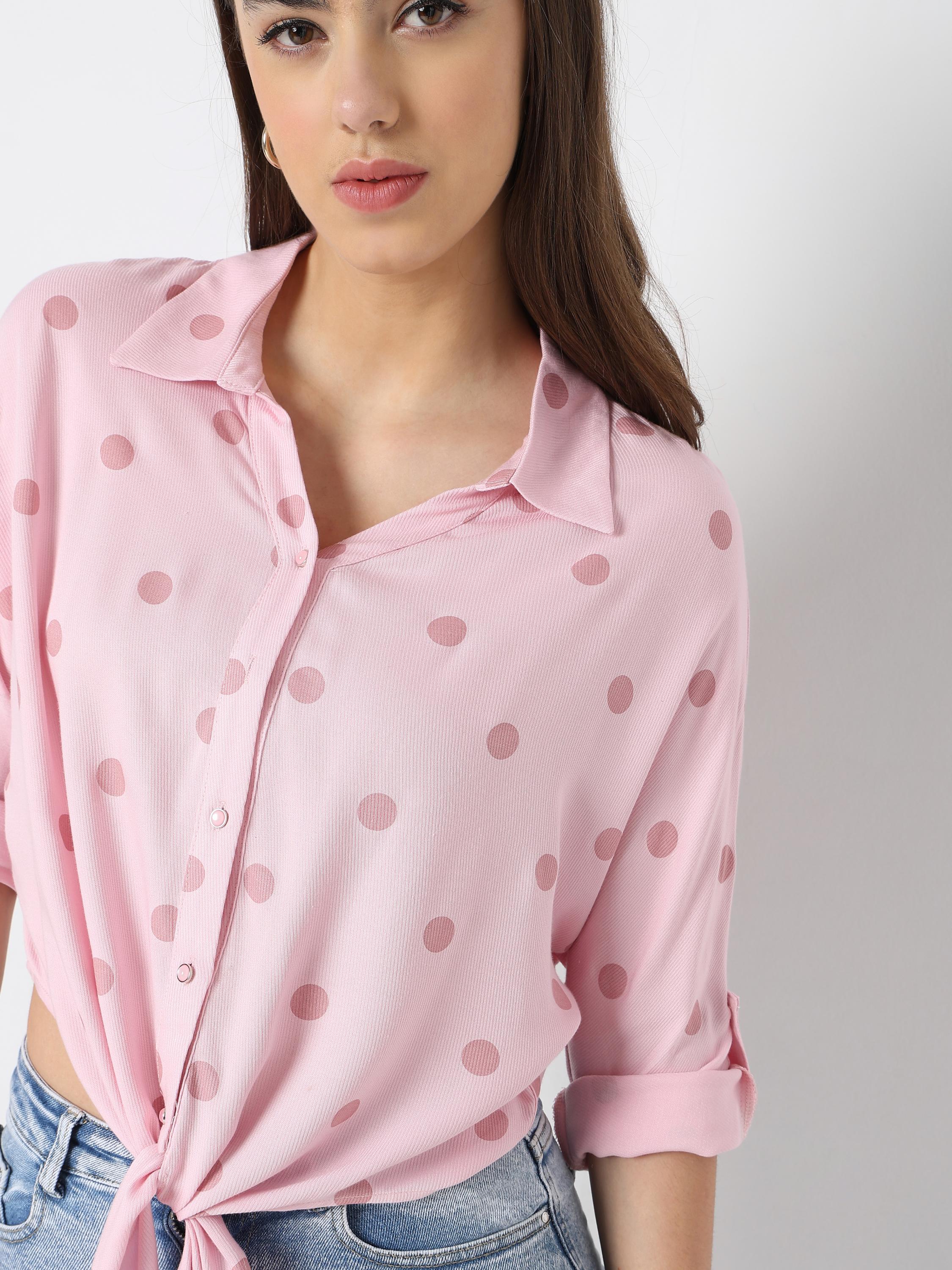 Polka Knot Shirt