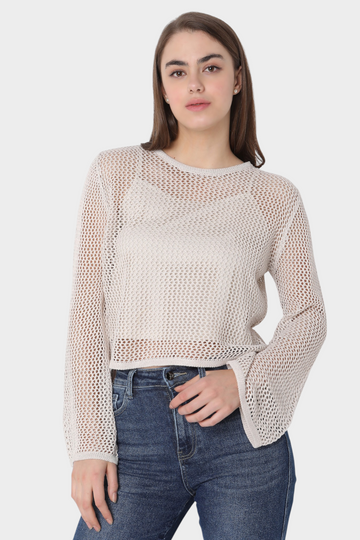 Mesh Knit Top