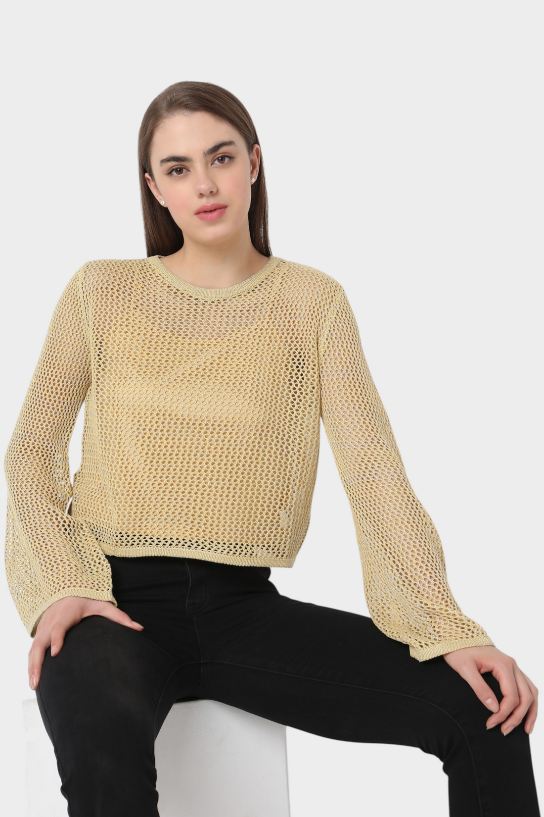 Mesh Knit Top