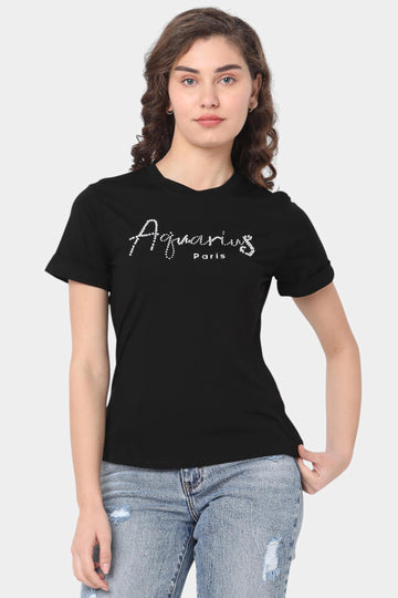 Embellished Typography T-Shirt