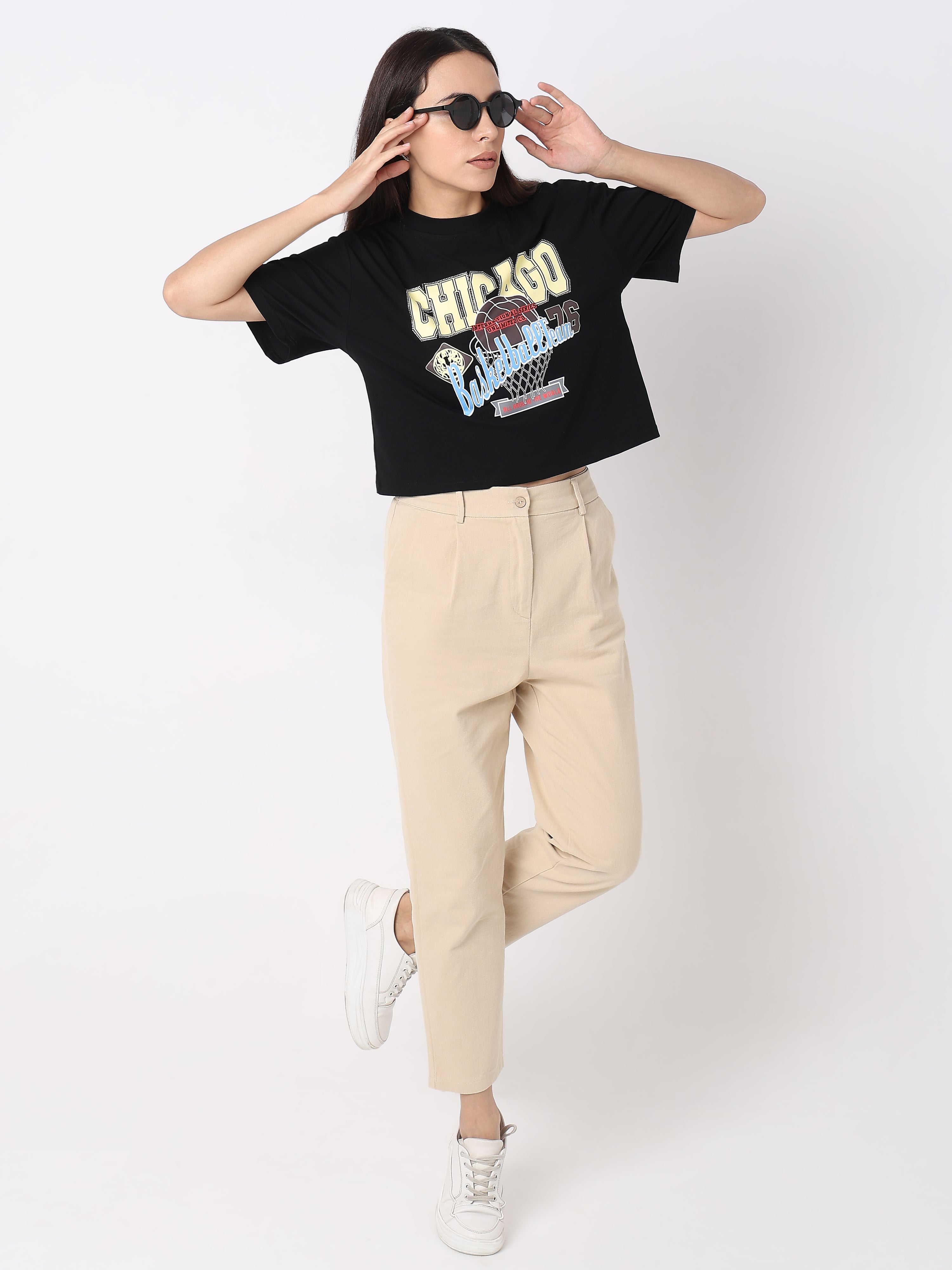 Graphic Statement Cropped Top