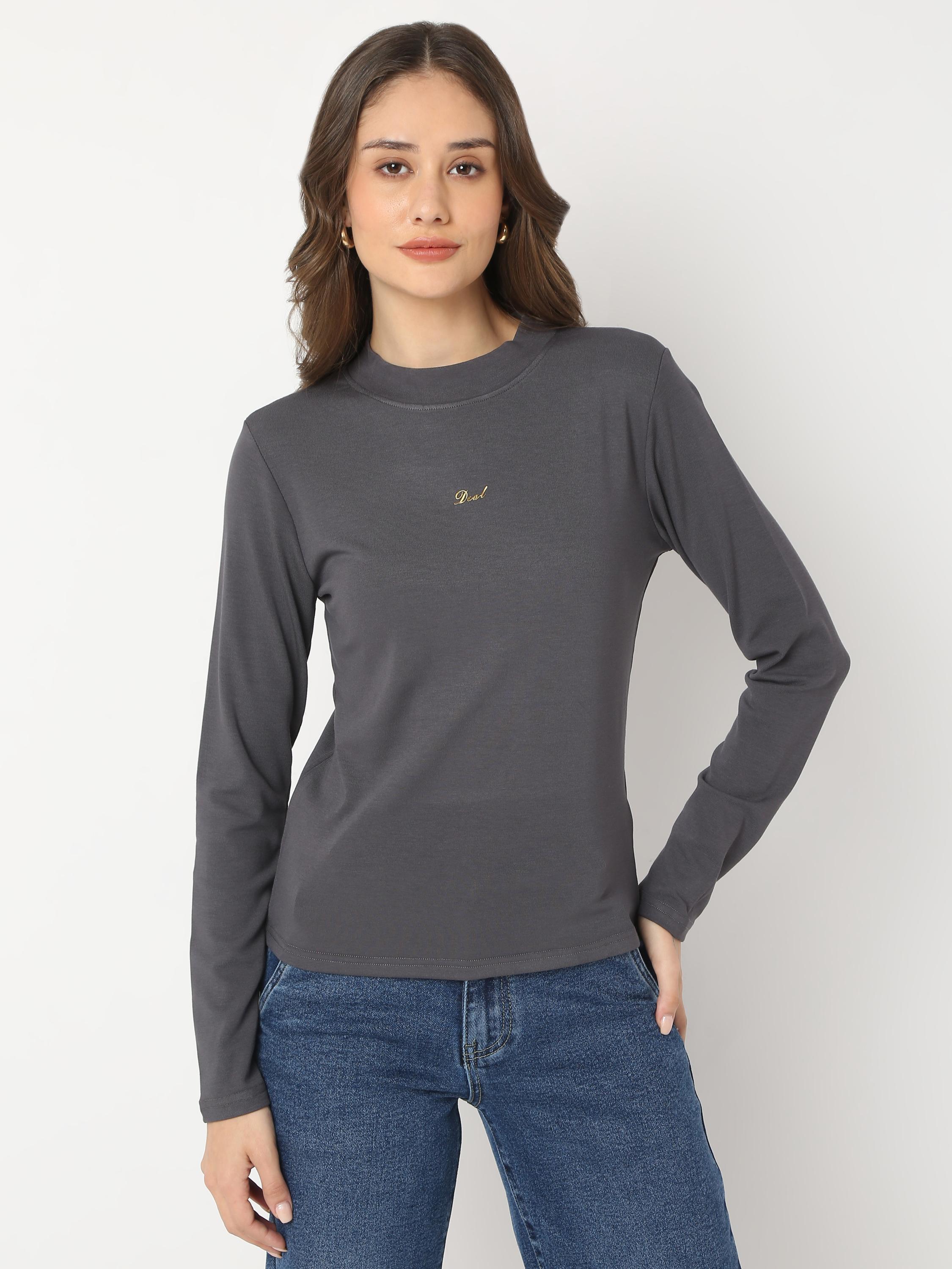 Minimal High Neck Top