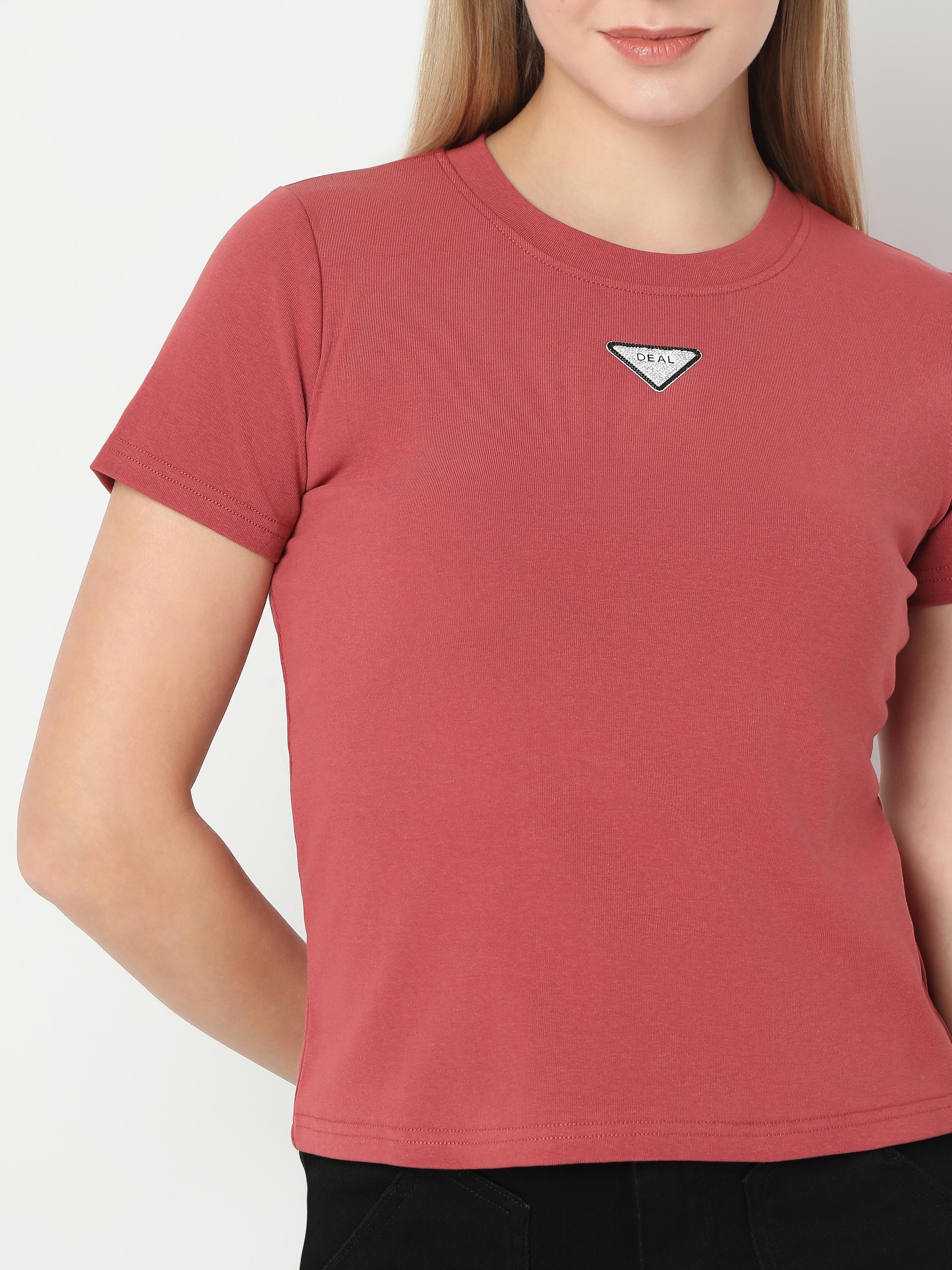 Slim-Fit Ribbed Crew-Neck Top