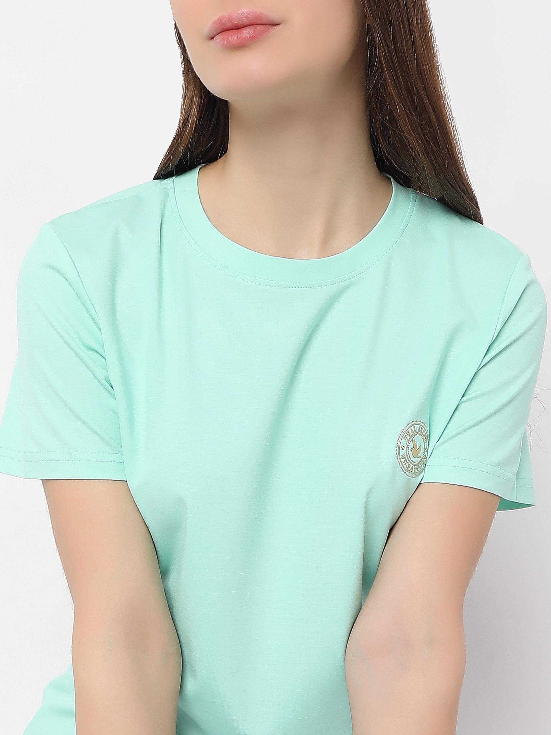 Slim-Fit Crew-Neck Tee with Embroidered Badge
