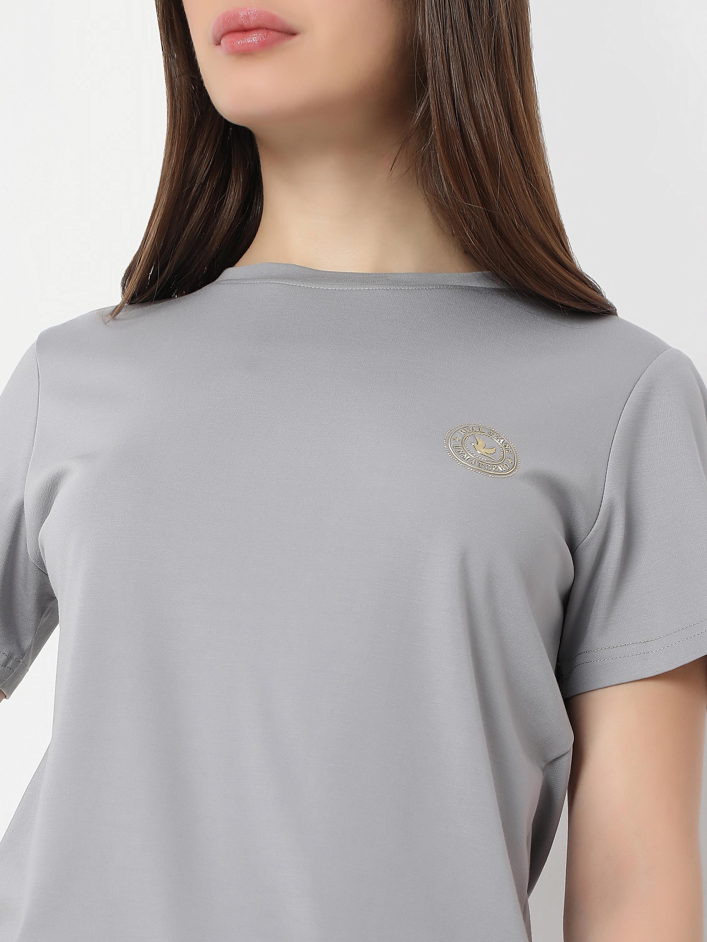 Slim-Fit Crew-Neck Tee with Embroidered Badge