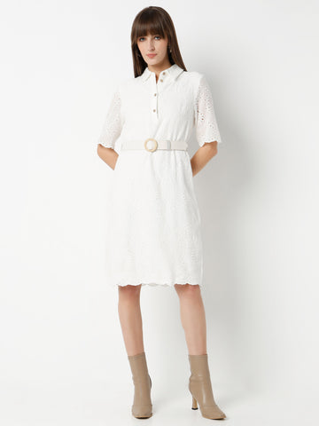 Women's White Shirt Dress