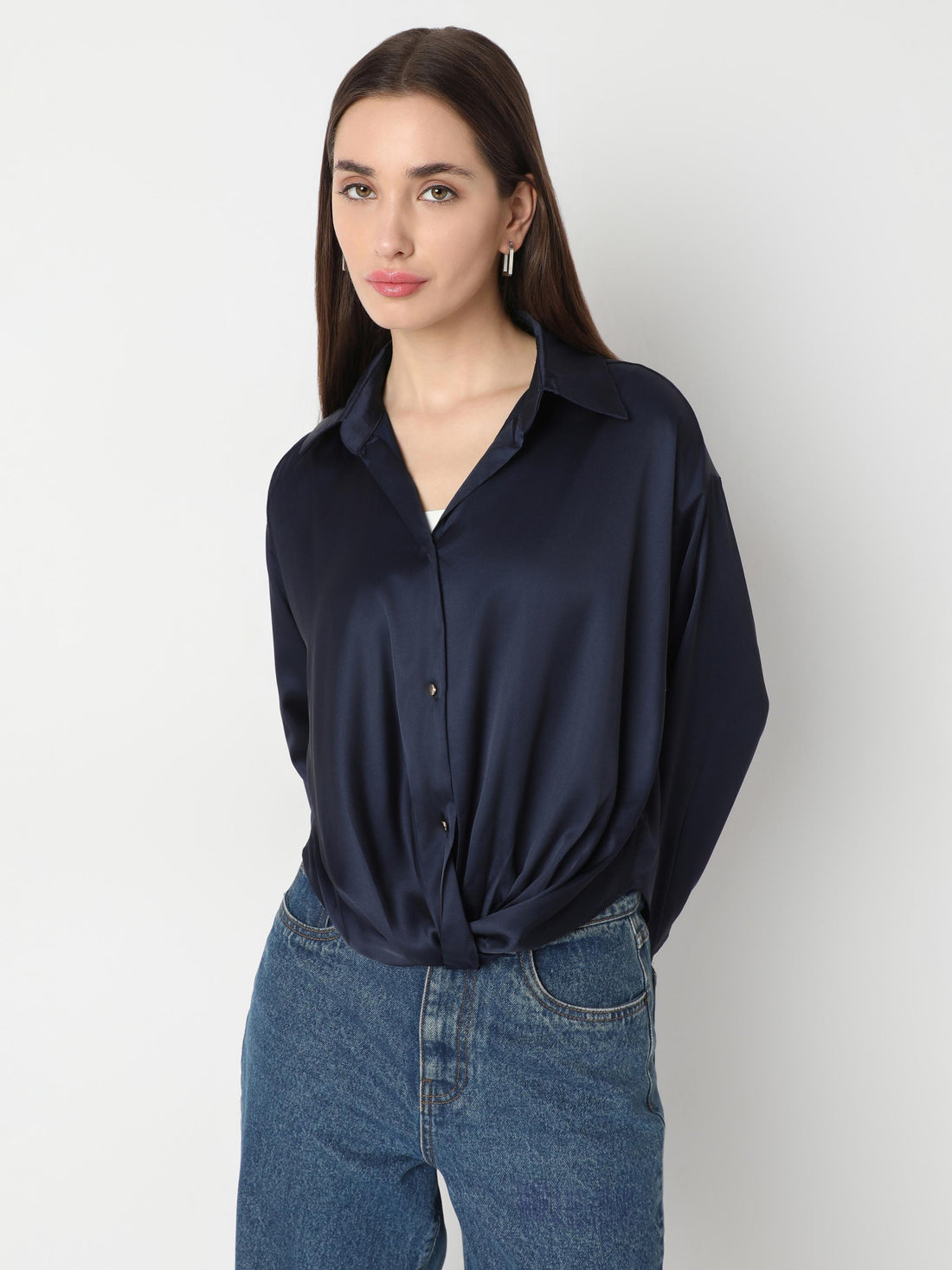 Satin Oversized Shirt