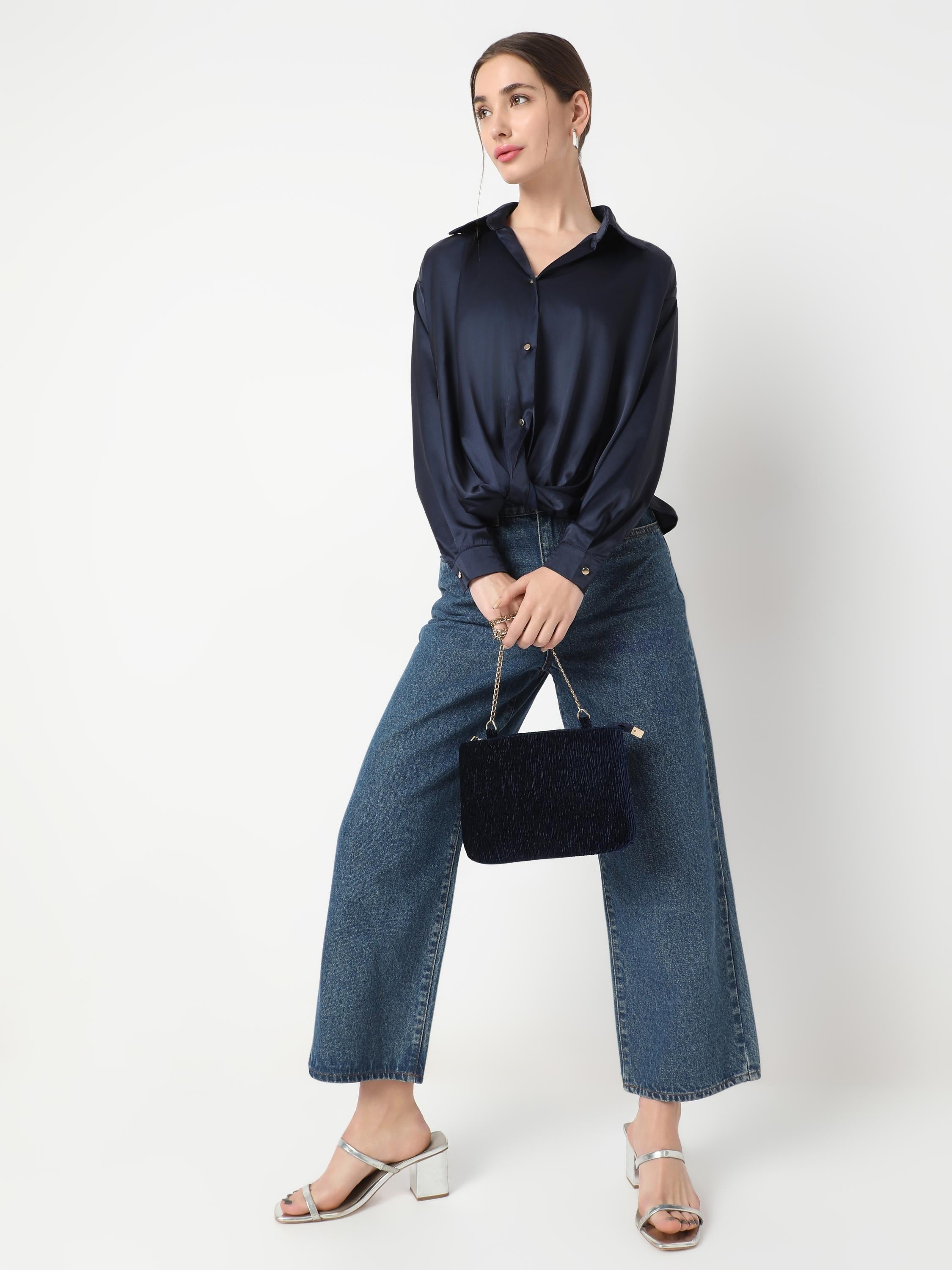 Satin Oversized Shirt