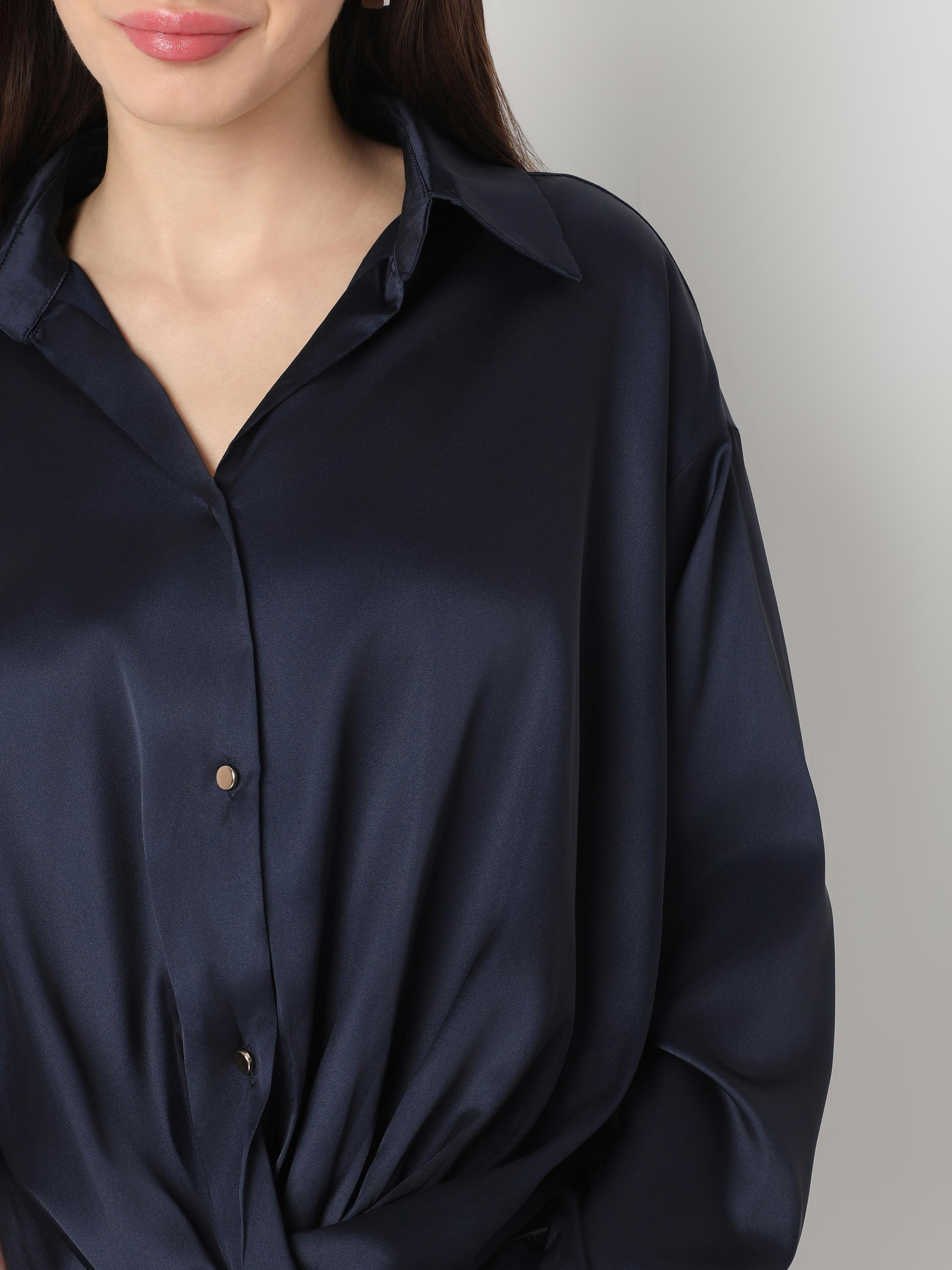 Satin Oversized Shirt