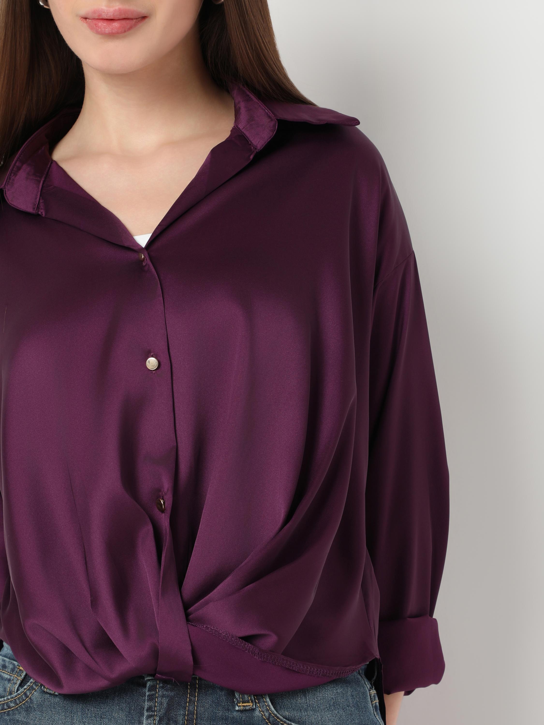 Satin Oversized Shirt