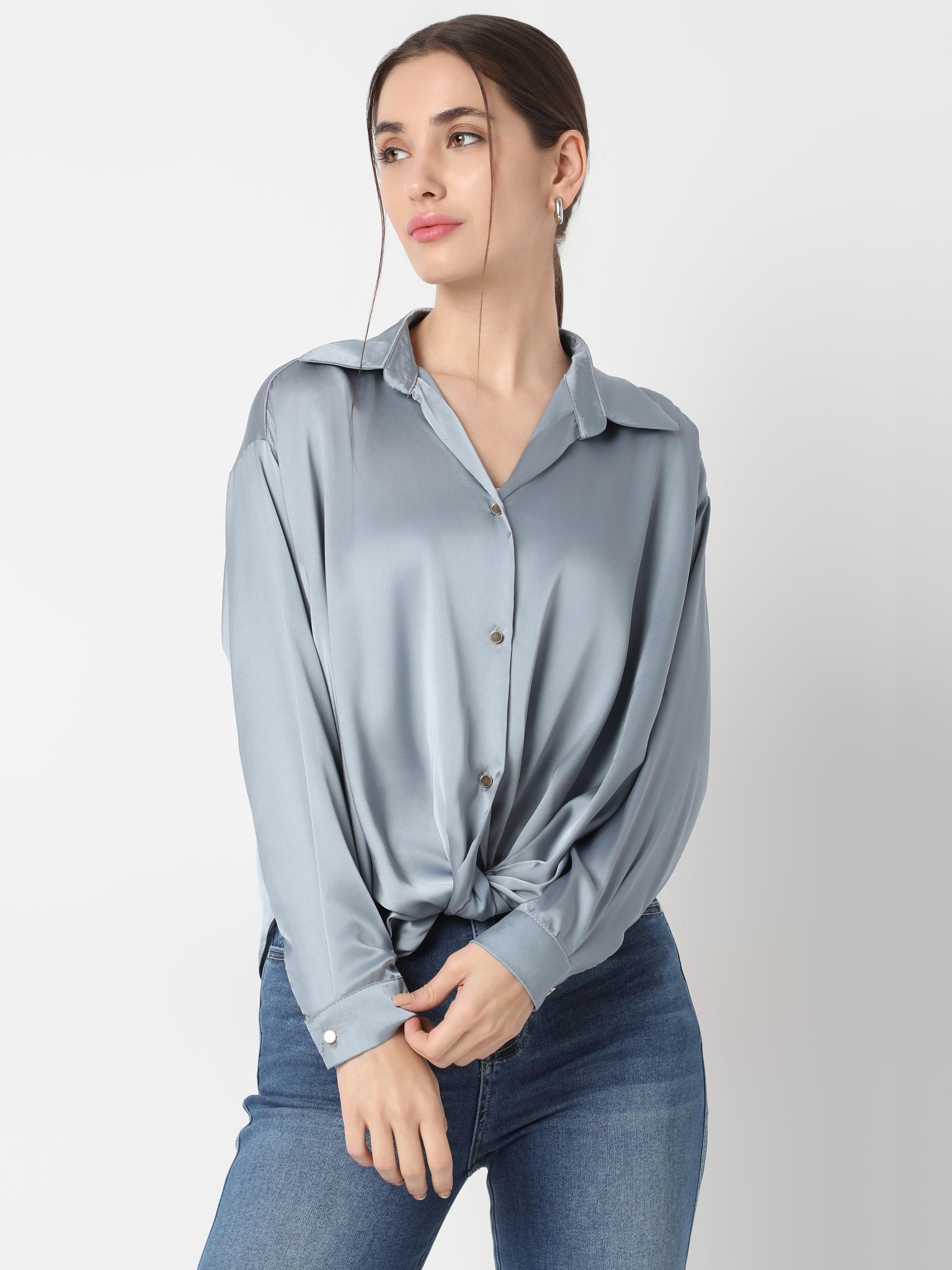 Satin Oversized Shirt