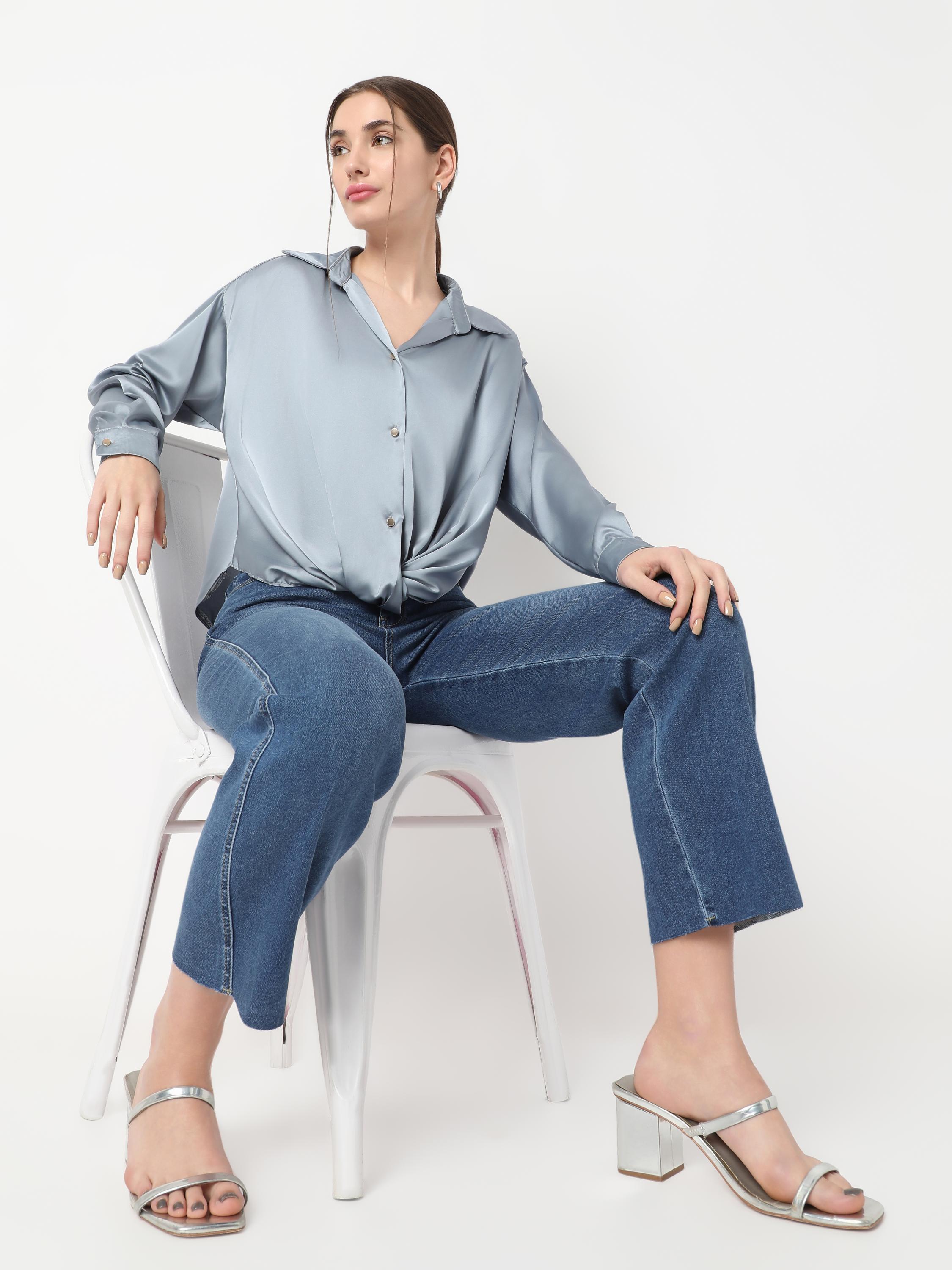 Satin Oversized Shirt