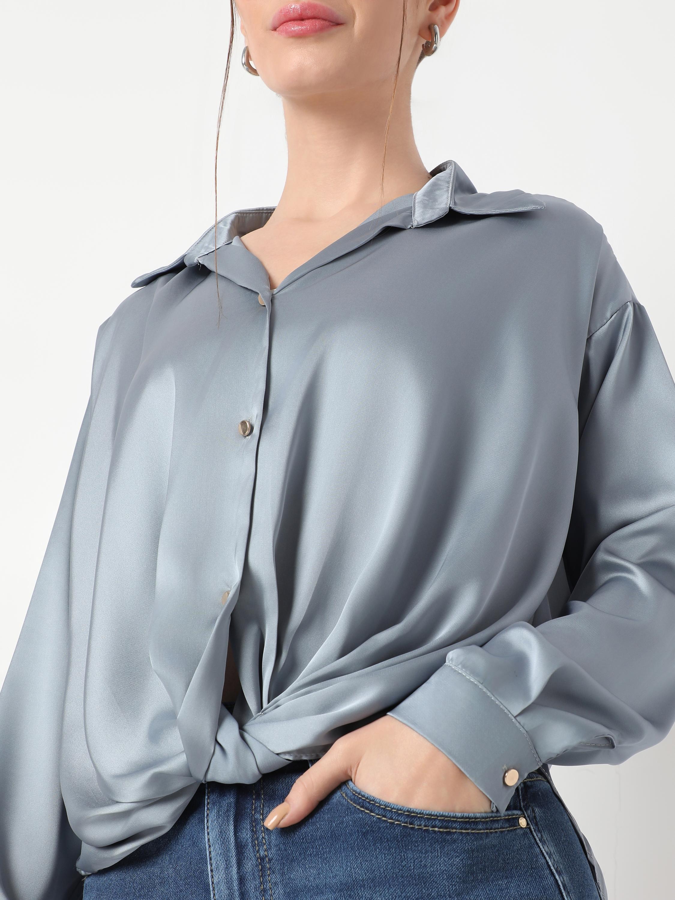 Satin Oversized Shirt
