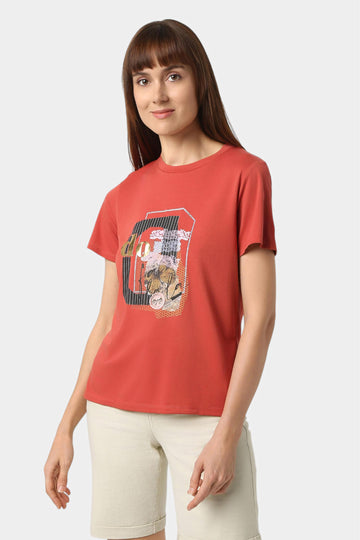 Collage Graphic Print T-Shirt
