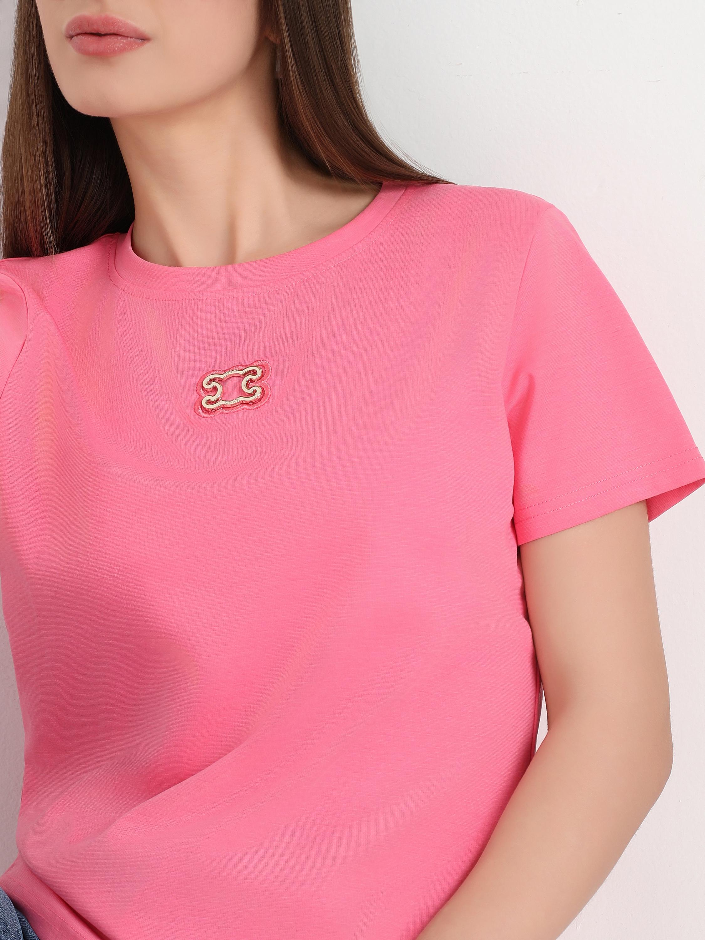 Mustard Yellow Slim-Fit Crew-Neck Top