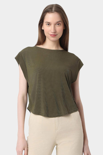 Solid Extended Sleeve Top