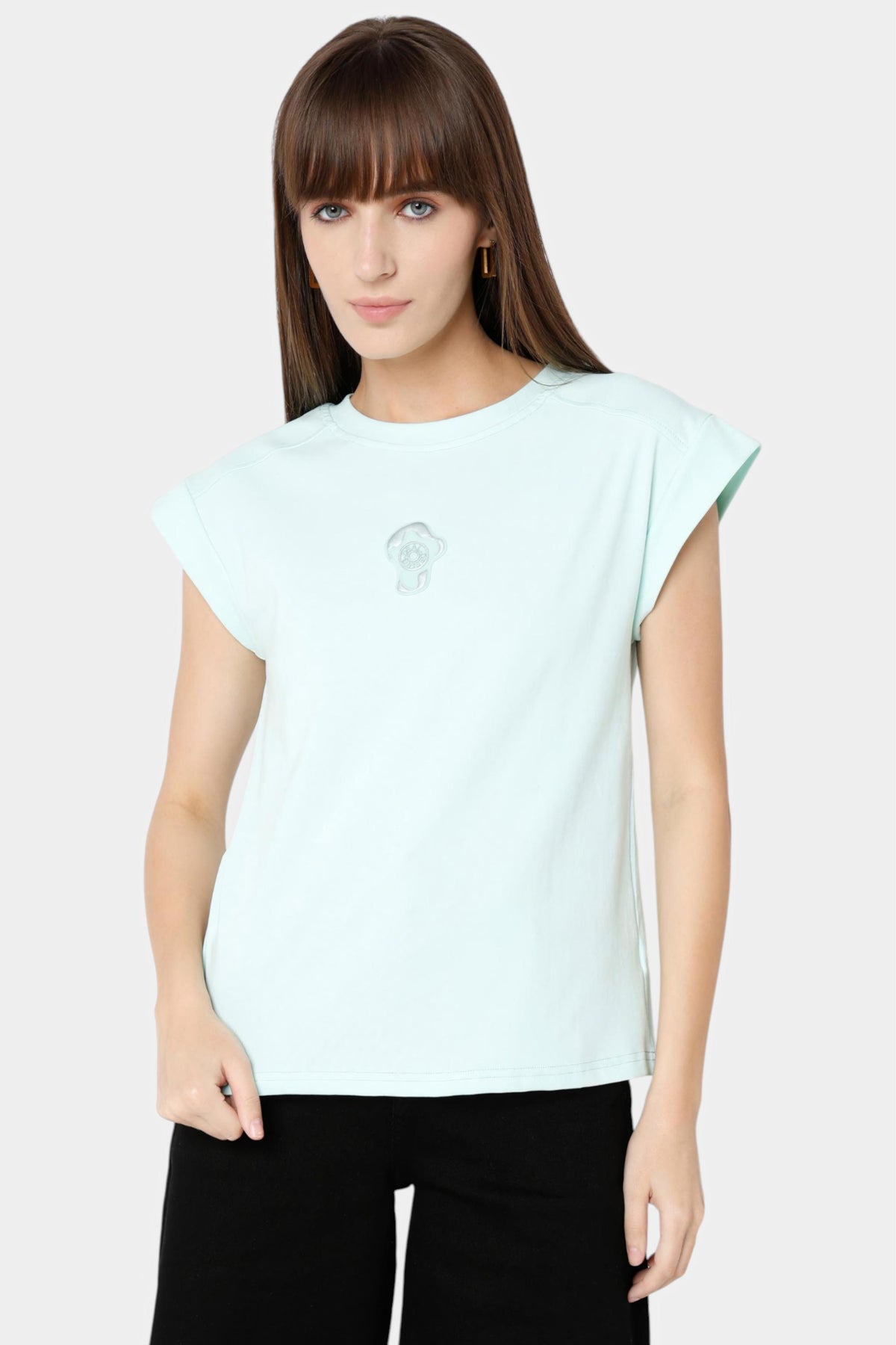 Extended Sleeve T-Shirt with Mini Graphic