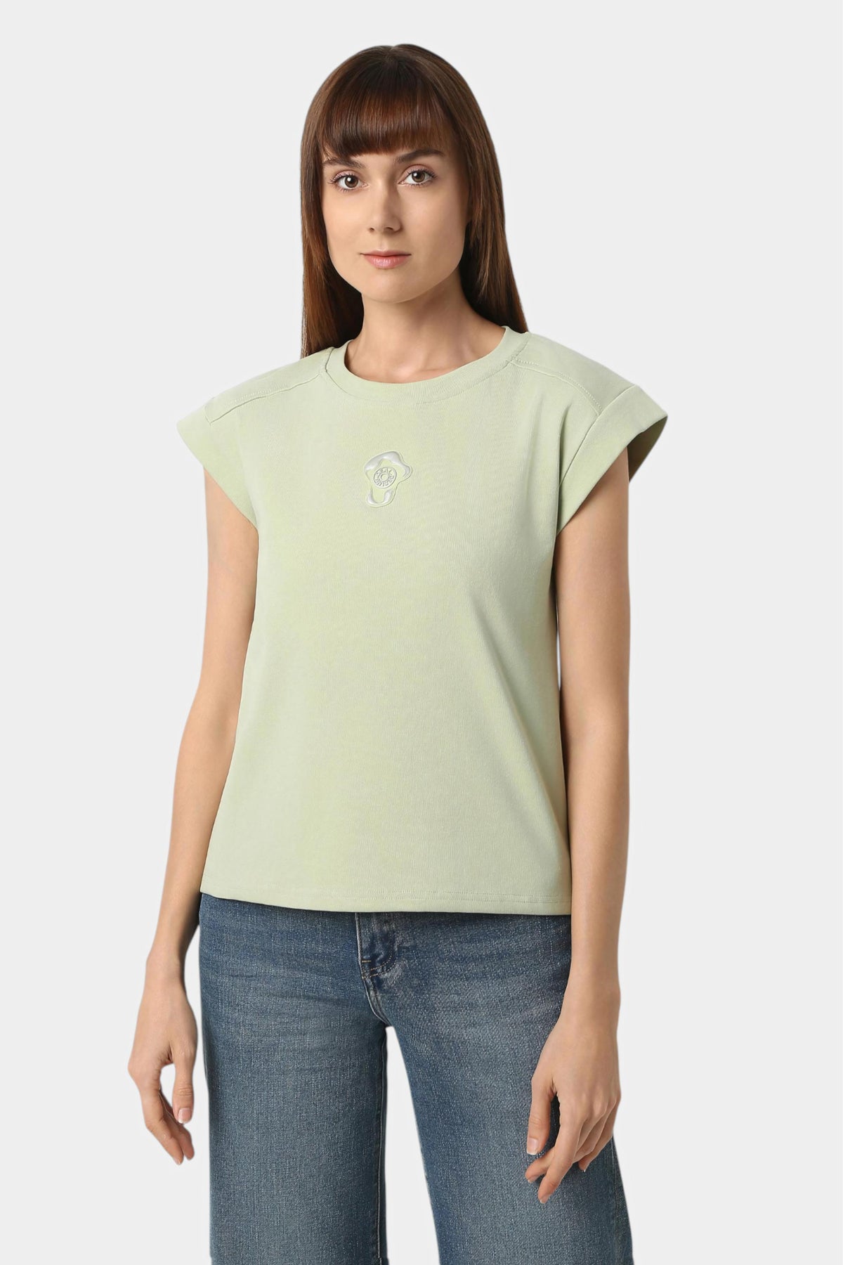 Extended Sleeve T-Shirt with Mini Graphic