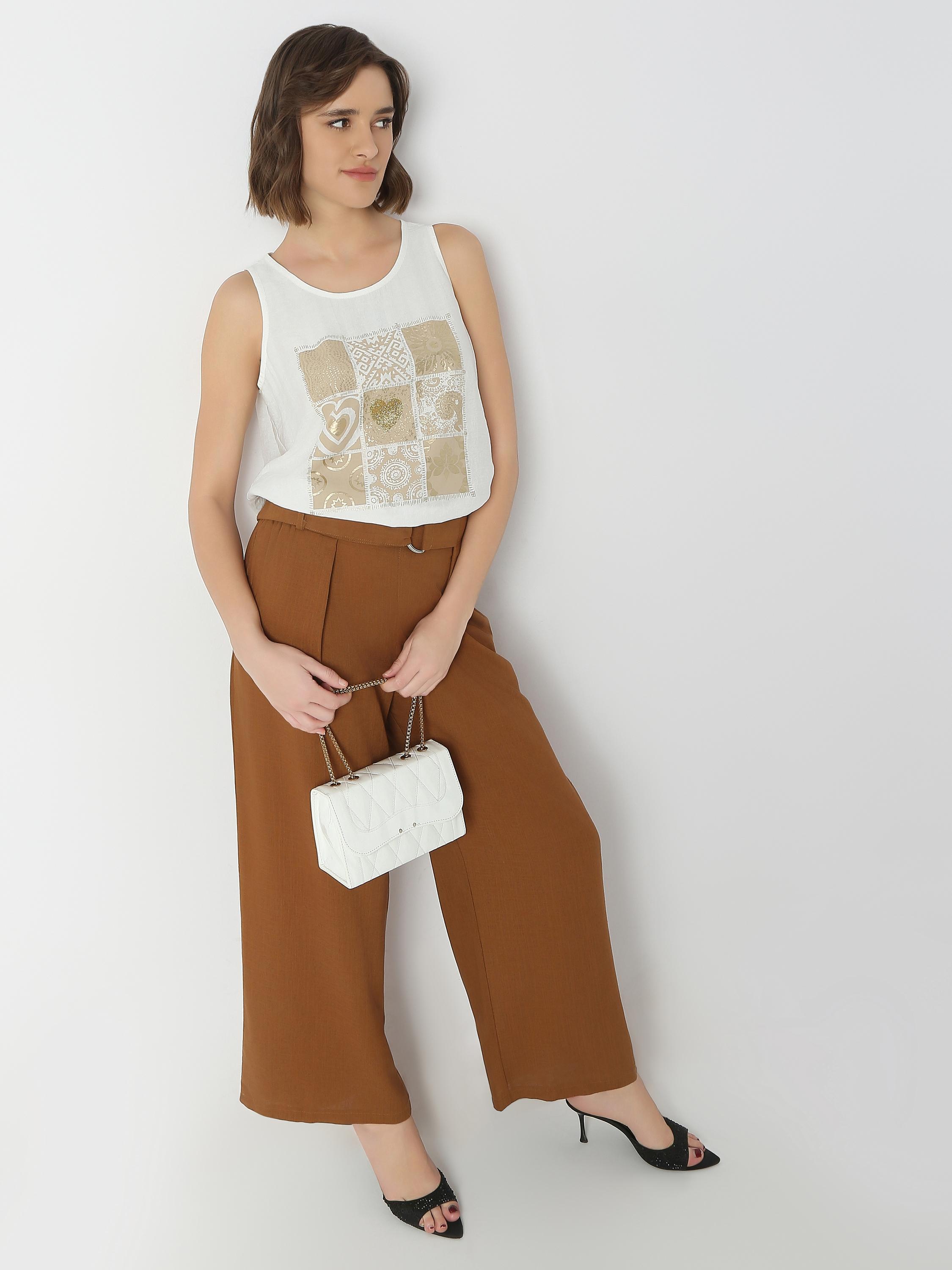 Printed Sleeveless Casual Top