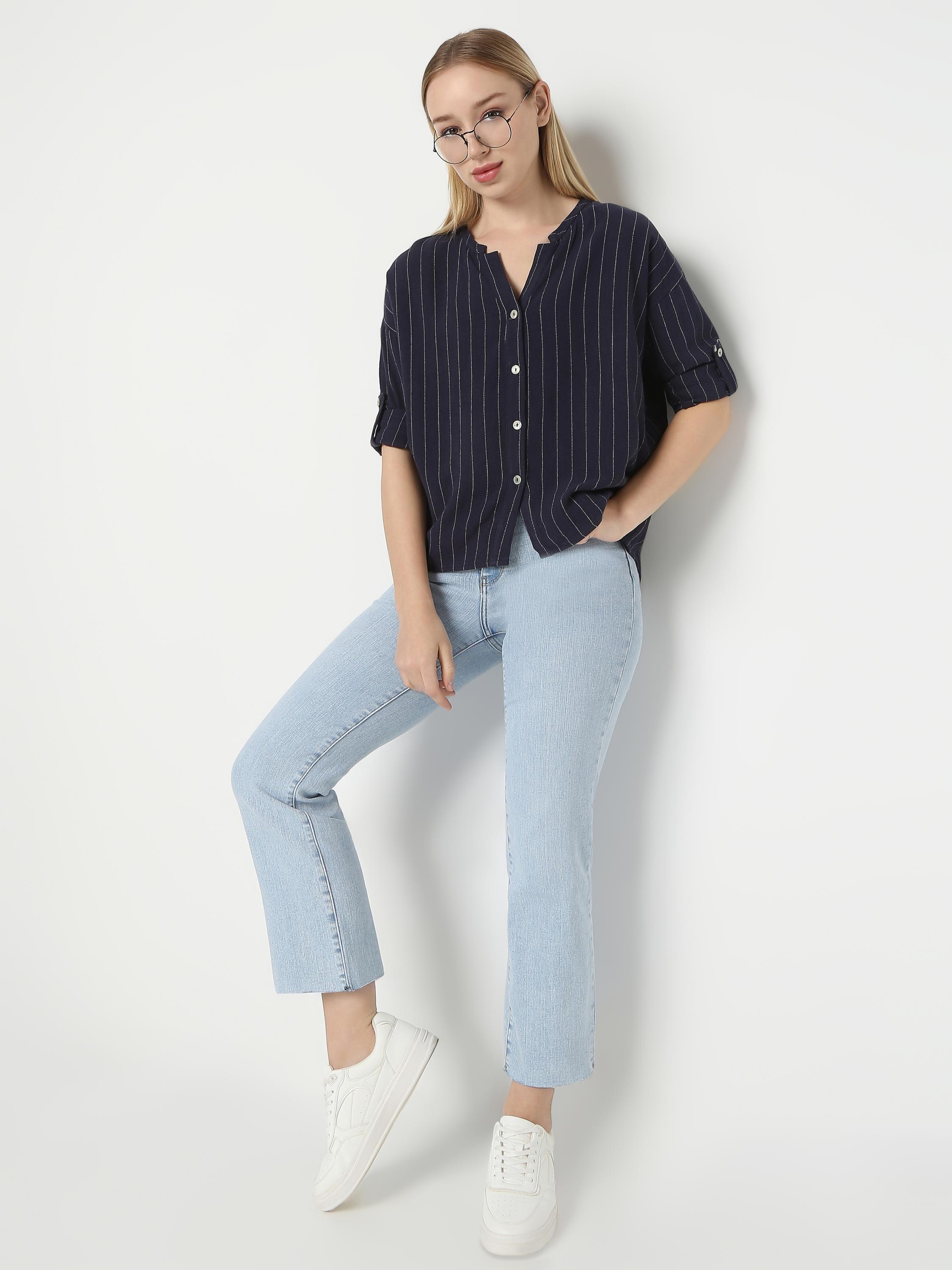 Pinstripe Relaxed Shirt