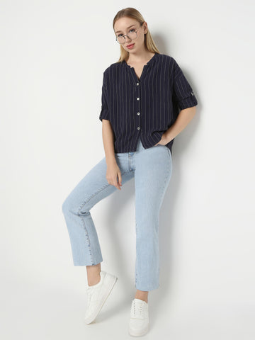 Pinstripe Relaxed Shirt