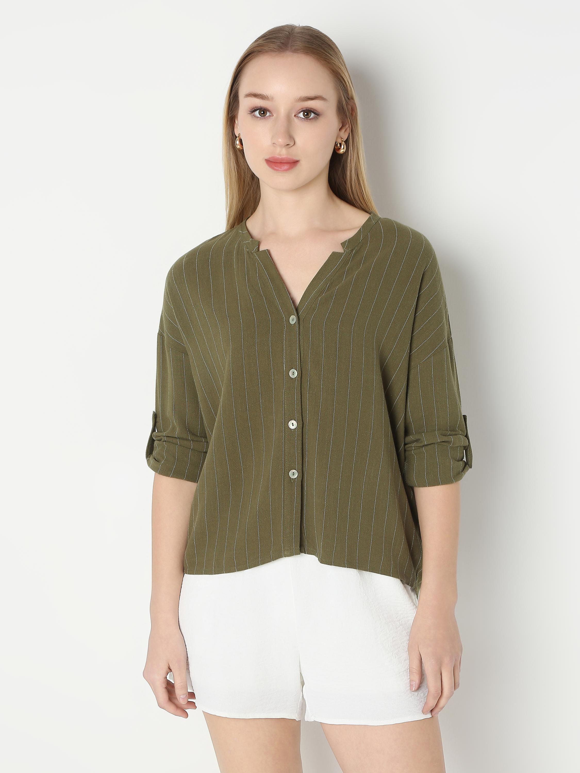 Pinstripe Relaxed Shirt