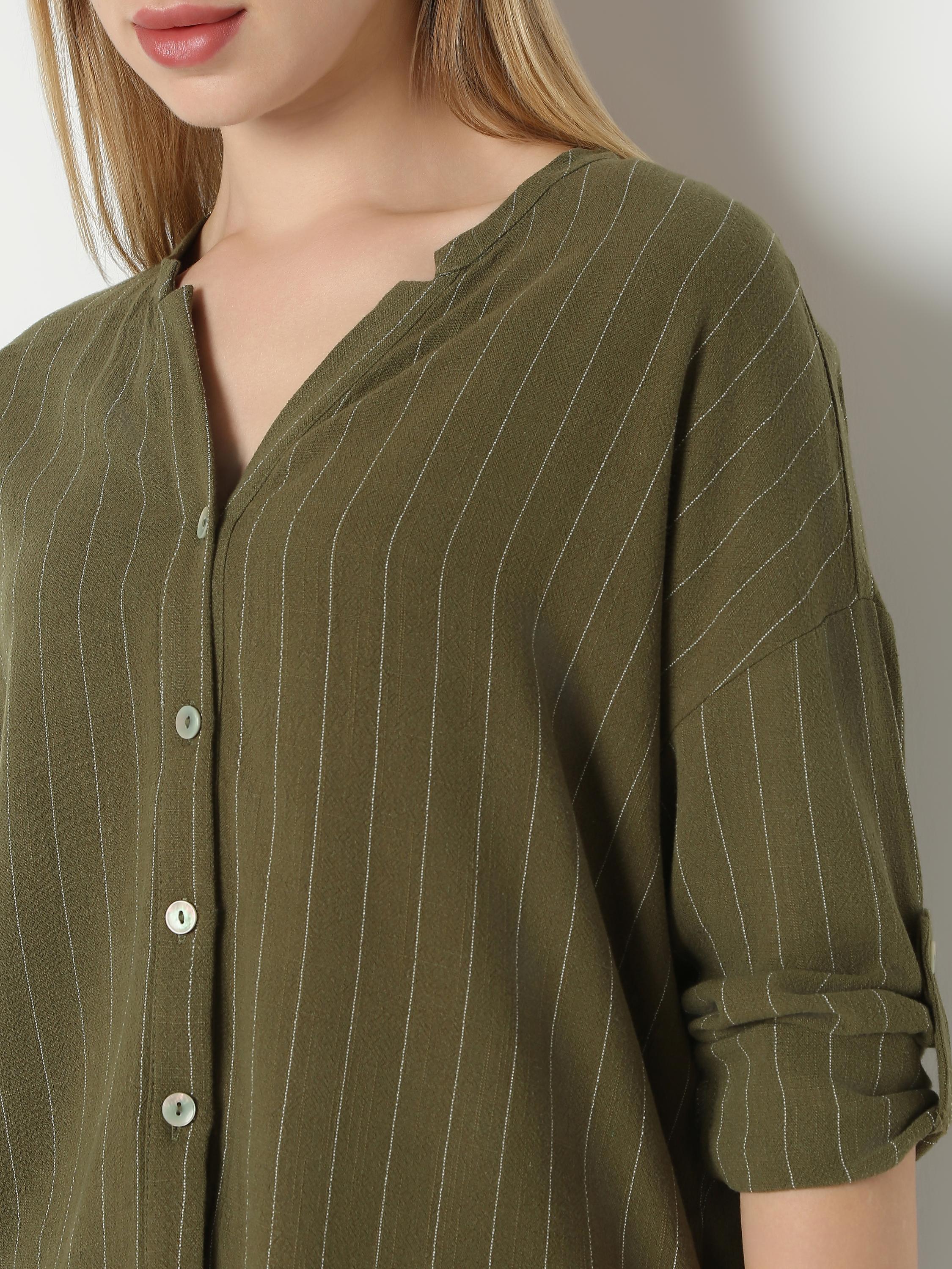 Pinstripe Relaxed Shirt