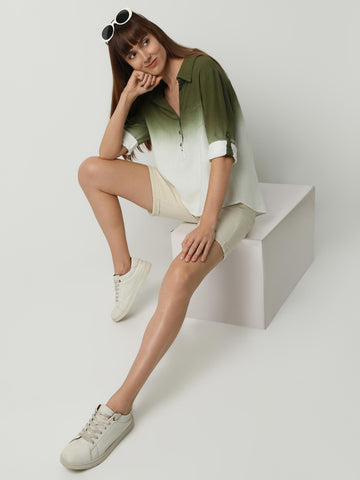 Ombré Dip-Dye Shirt