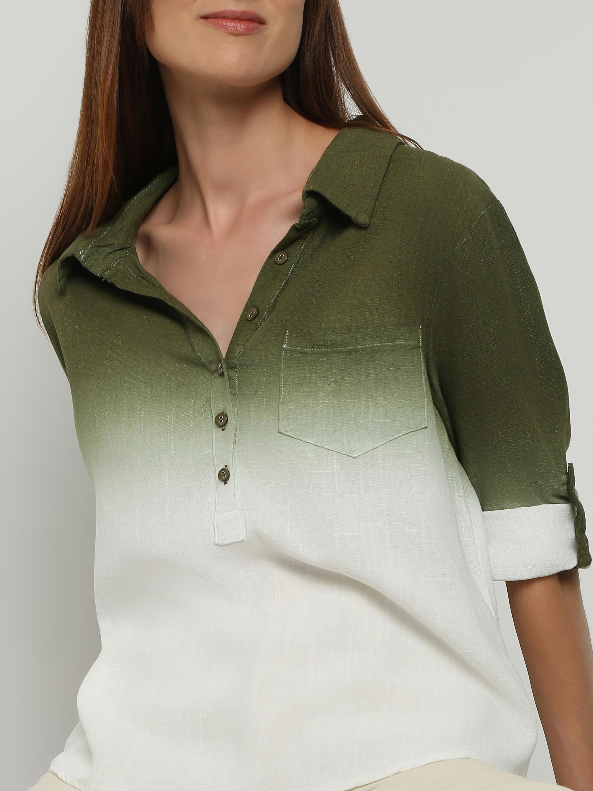 Ombré Dip-Dye Shirt
