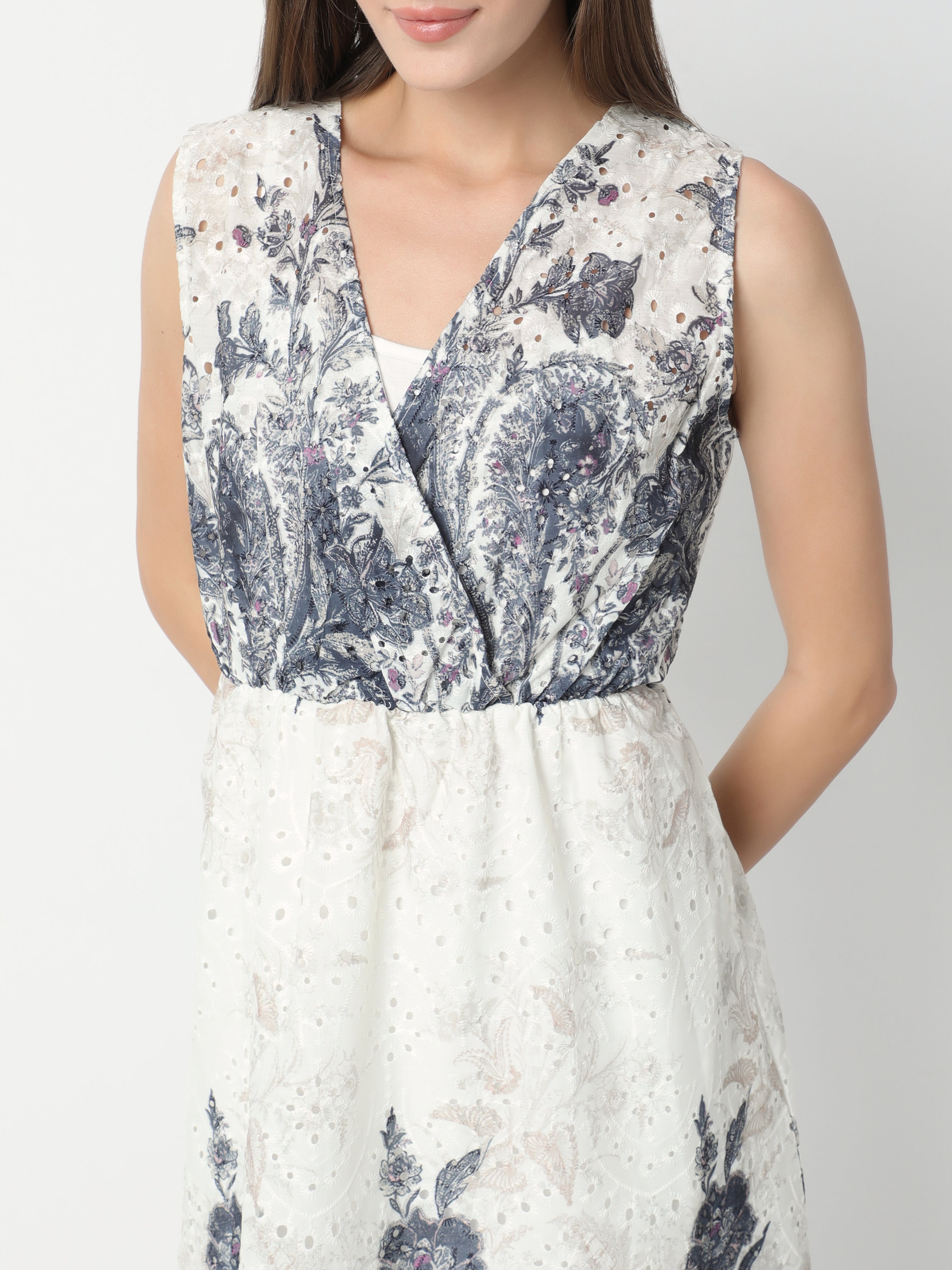 Bloom Muse Wrap Midi Dress