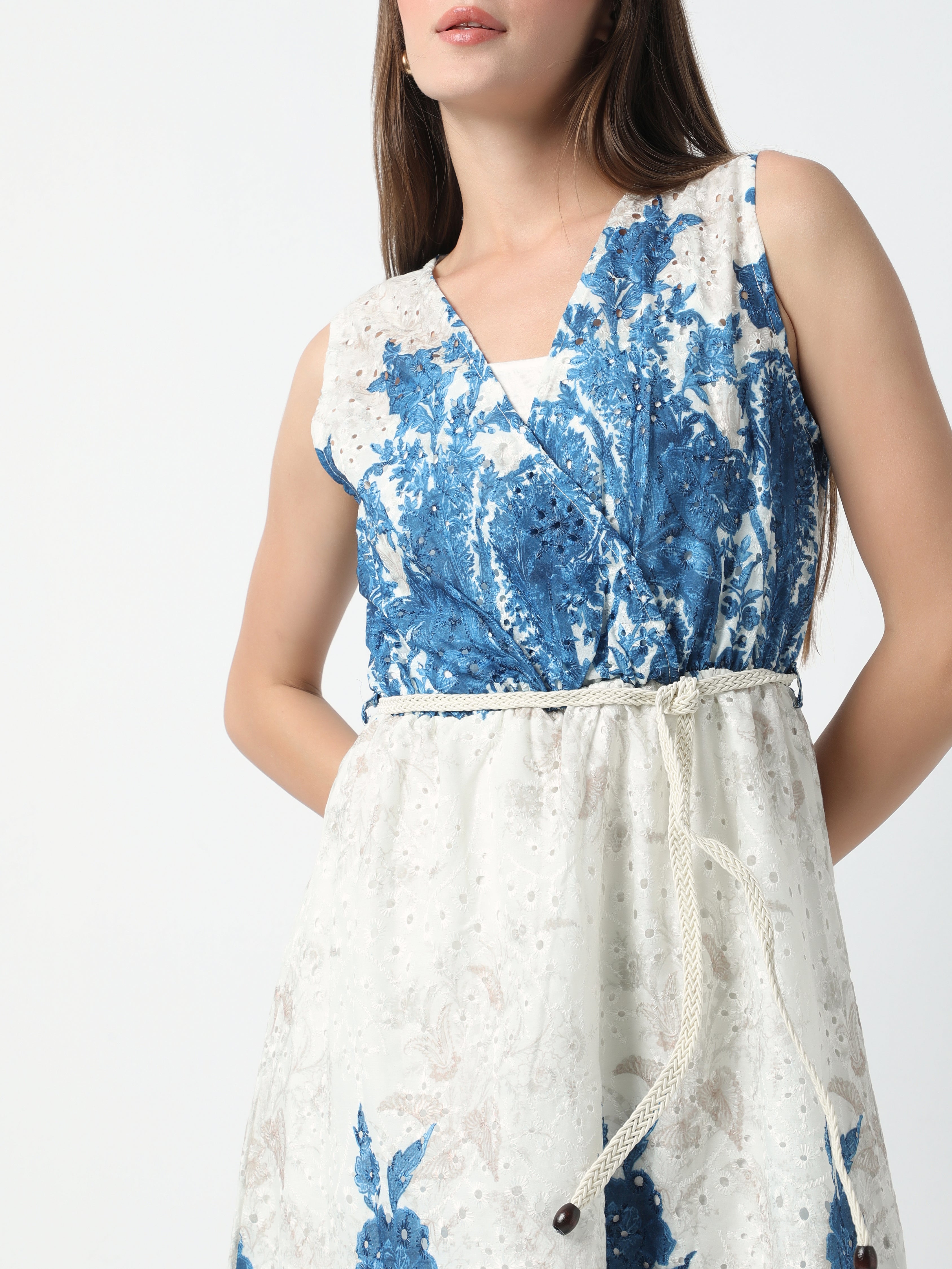 Bloom Muse Wrap Midi Dress