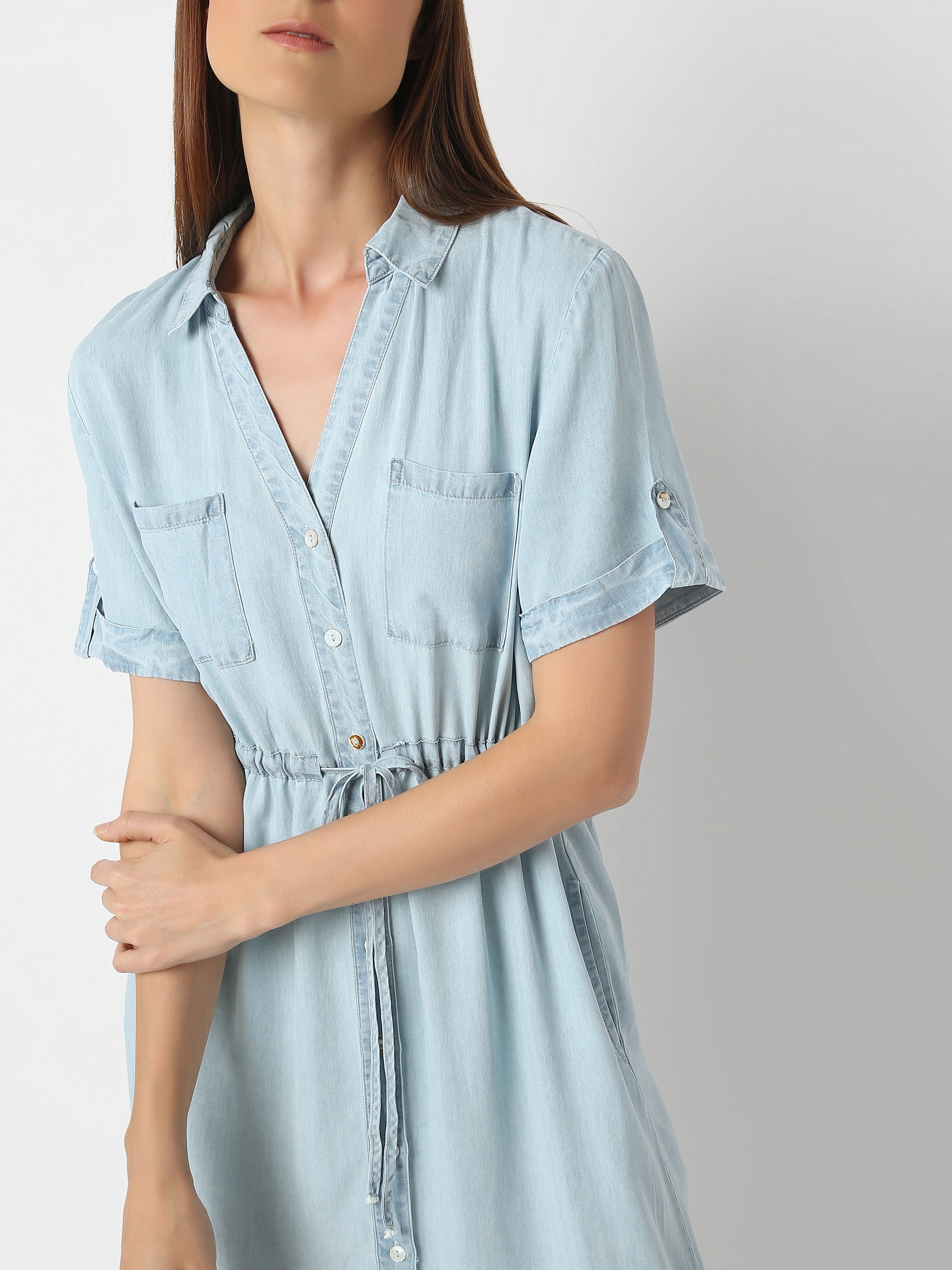 Everyday Ease Shirt Maxi Dress