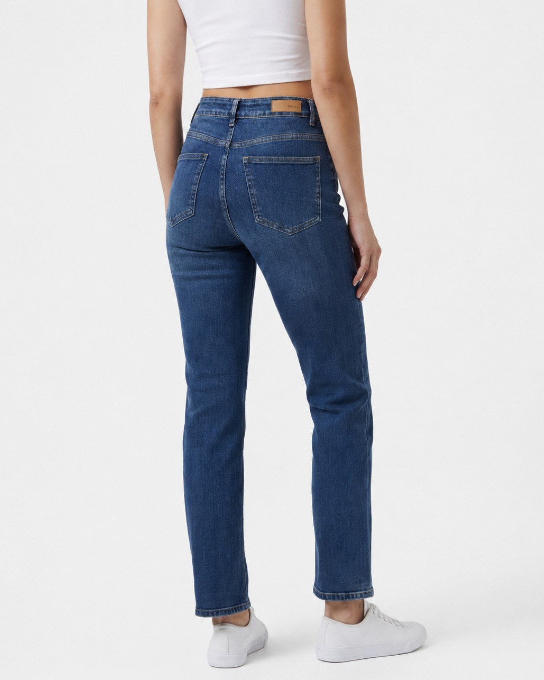 High-Rise Wide-Leg Cropped Jeans
